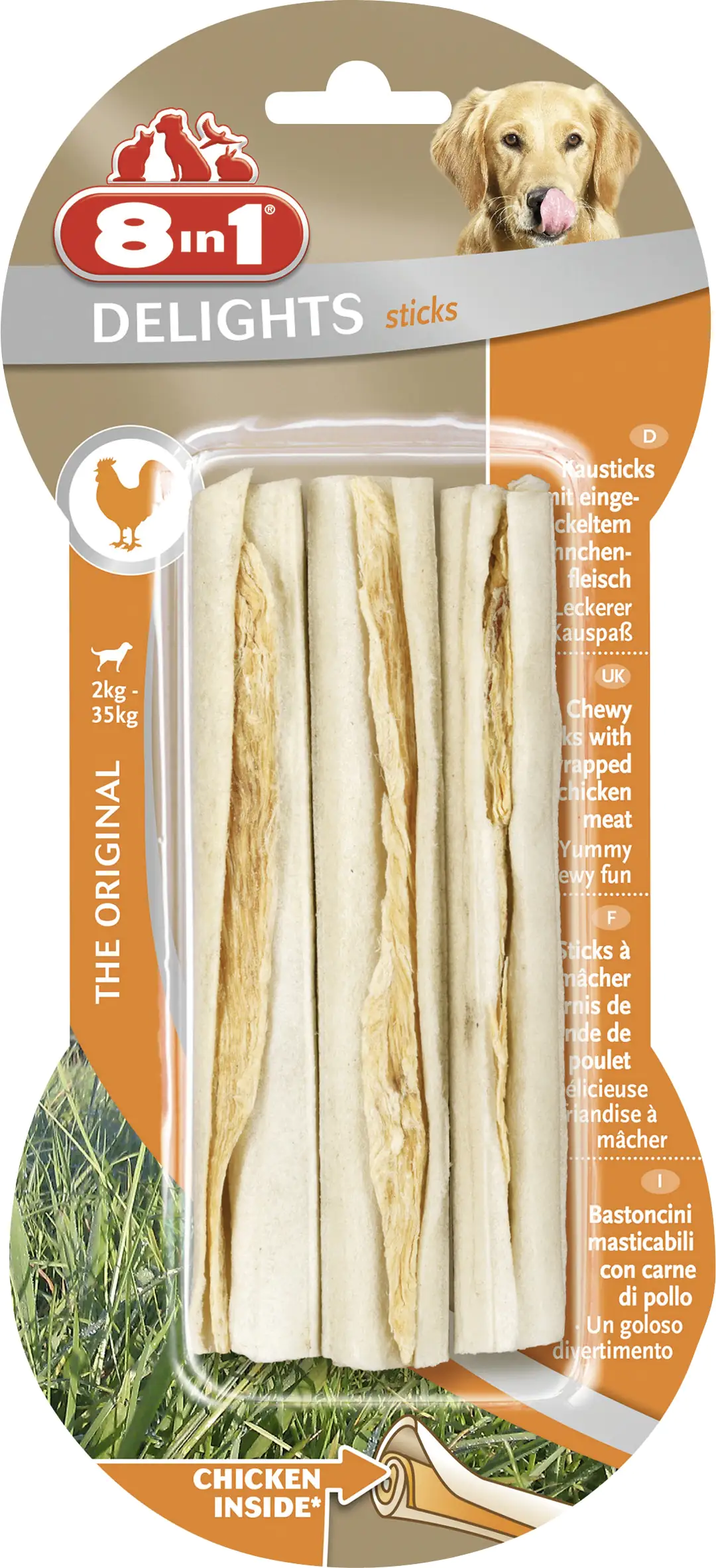 8in1 Kausticks Delights Chicken