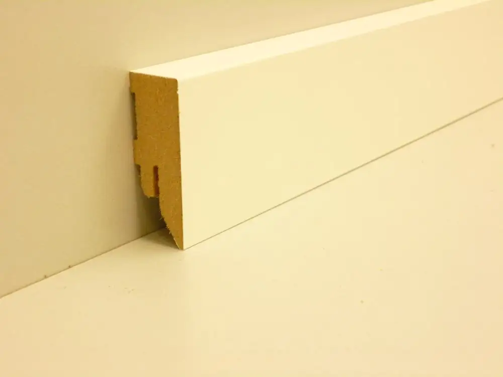 B.S. Bauprogramm Clip-Sockelleiste 250 cm 50 x 18 mm Creme supermatt