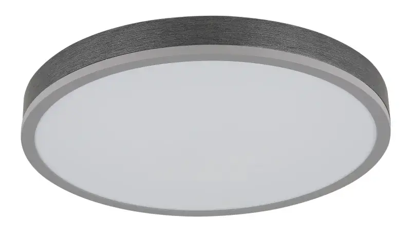 Globo Deckenleuchte Doro Ø 45 x 8,5 cm silber warmweiß