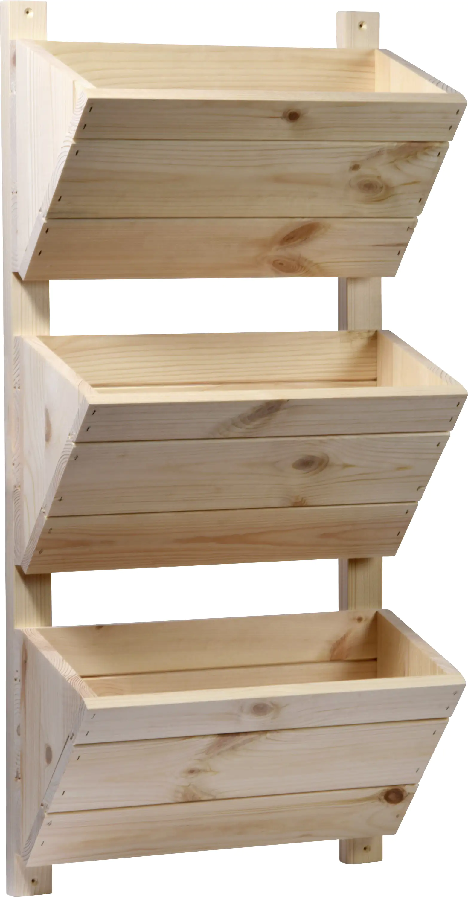 Dobar 3-stufiges Wand-Pflanzbeet natur 38 x 17,5 x 79 cm Dobar 3-stufiges Wand-Pflanzbeet natur 38 x 17,5 x 79 cm