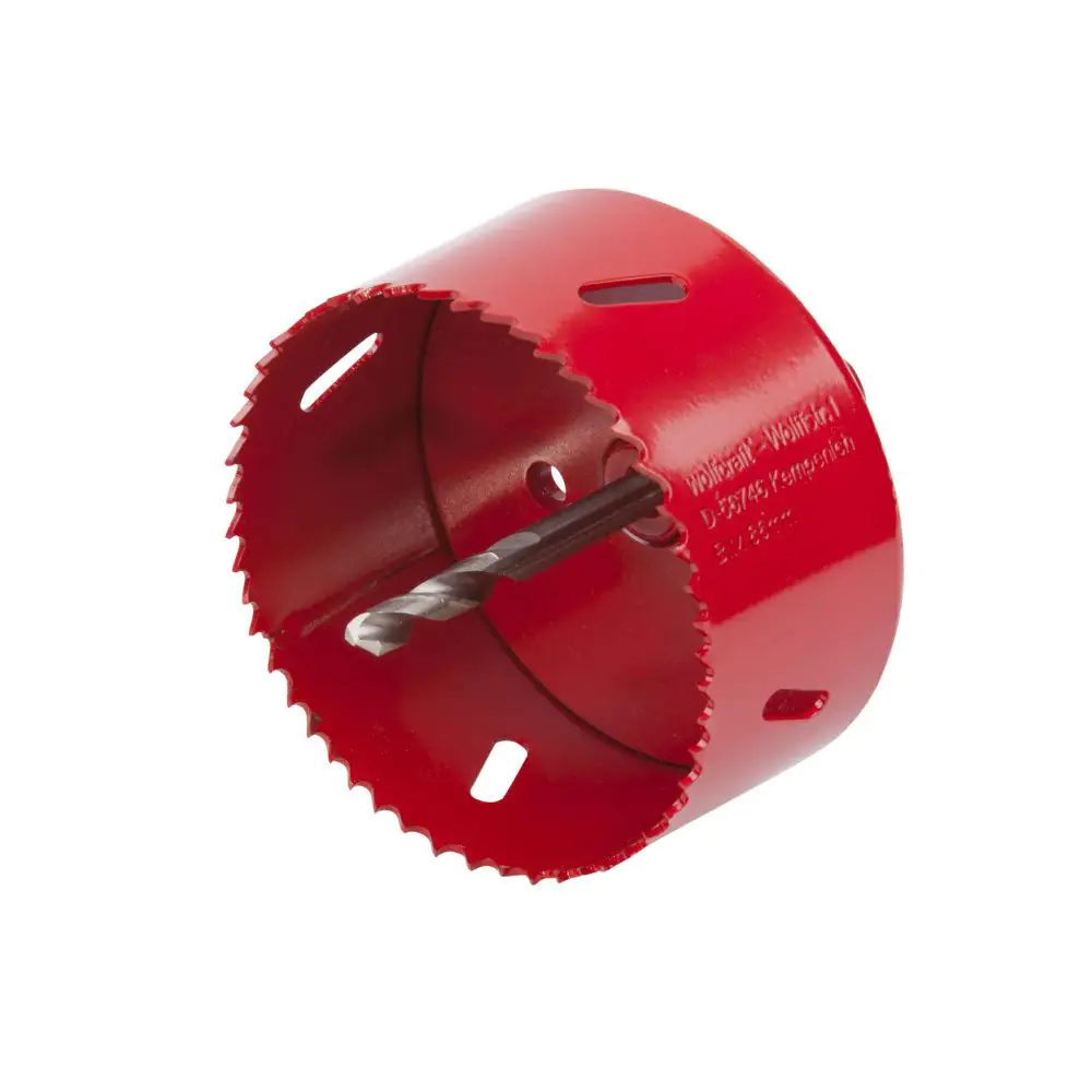 Wolfcraft Lochsäge Ø 86 mm Bi-Metall inkl. Schaft und Bohrer