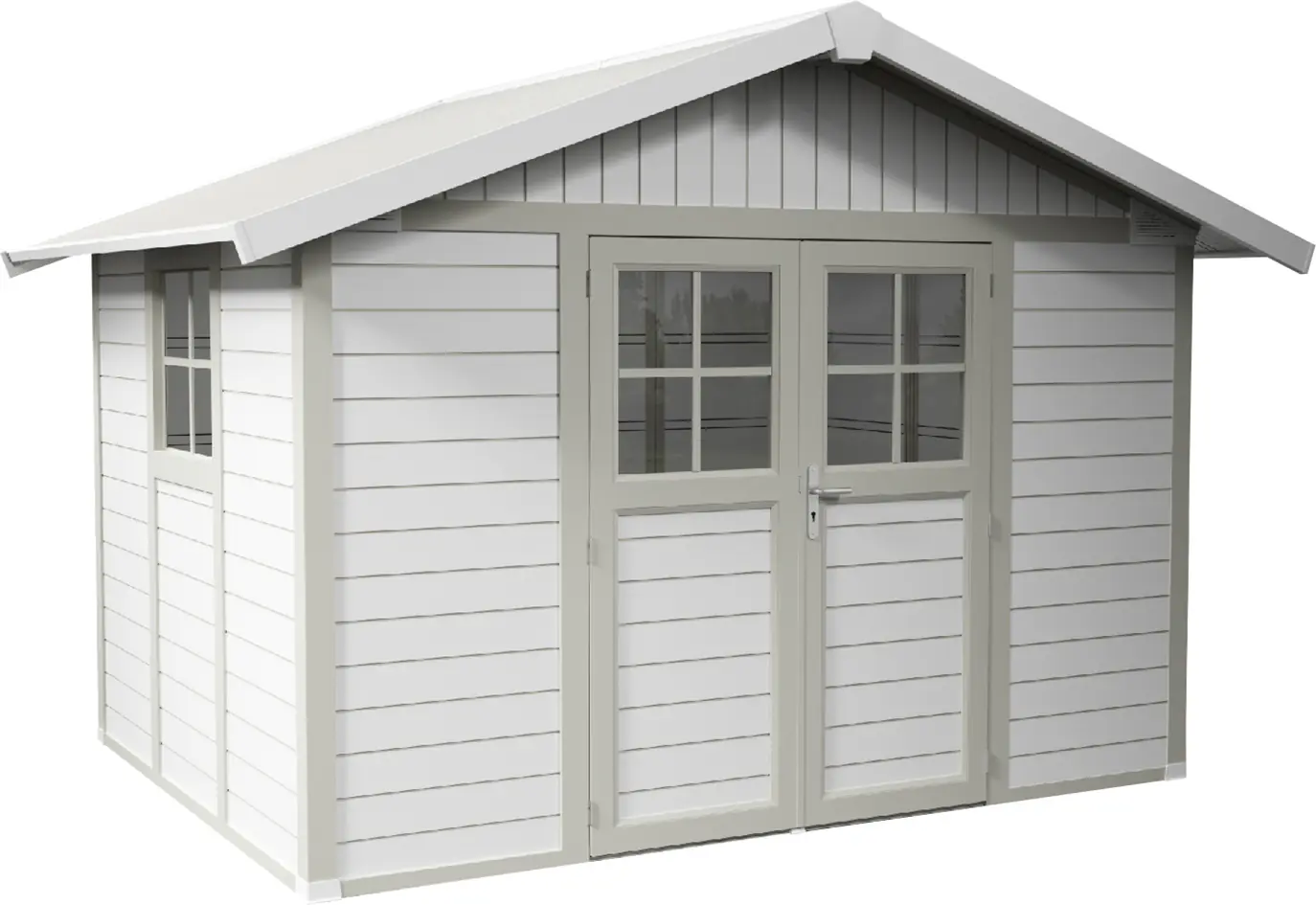 Grosfillex Gartenhaus Deco H 7,5 370 x 298 cm (inkl. Dachüberstand)