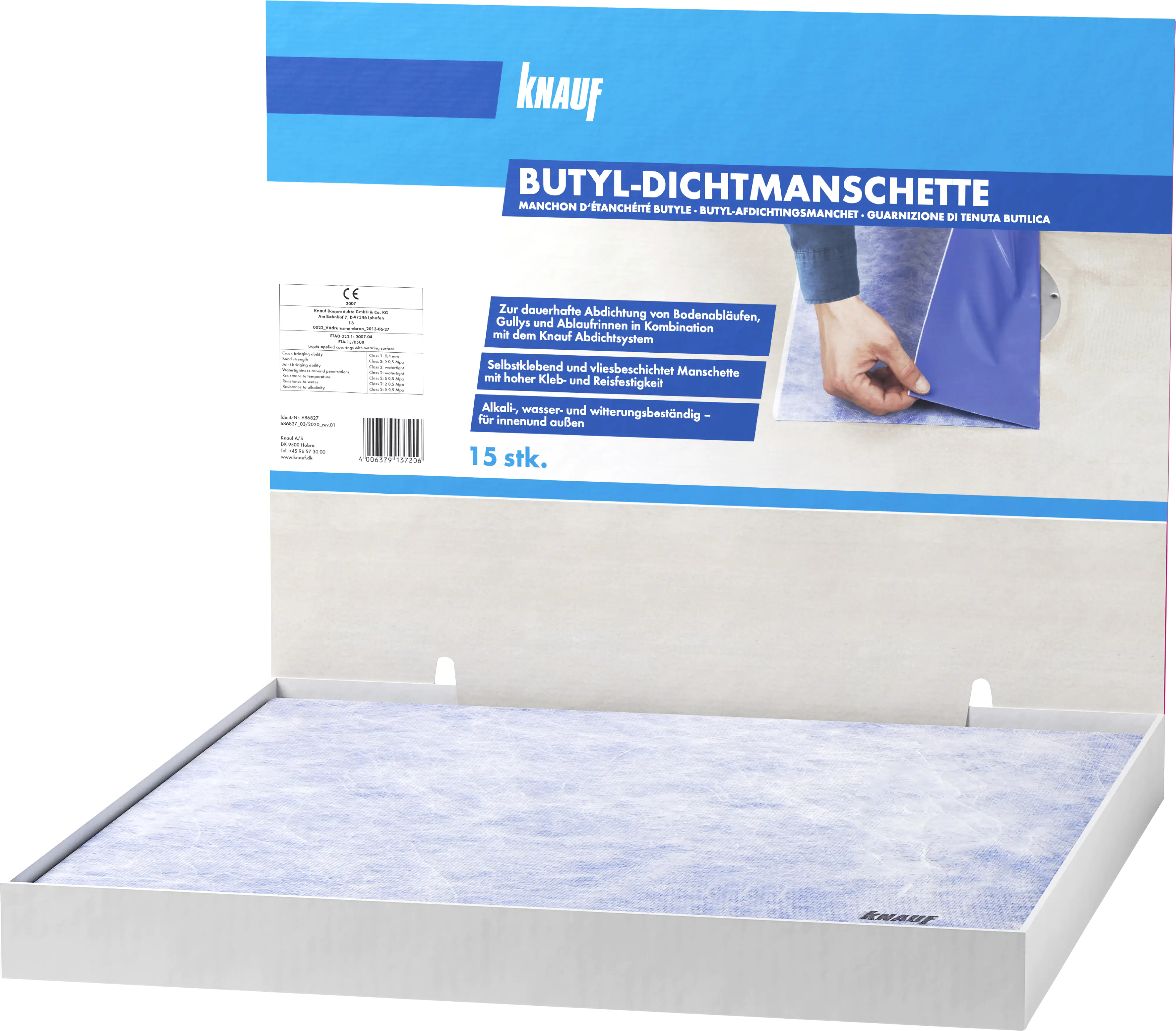 Knauf Butyl-Dichtmanschette 37 x 37 cm