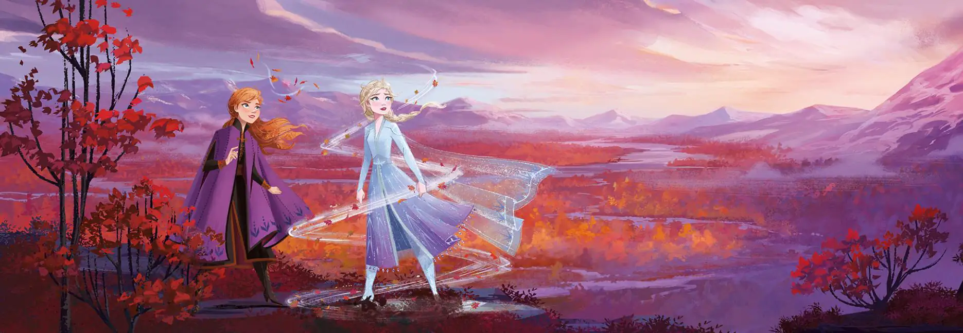 Komar Fototapete Frozen Panorama 368 x 127 cm 