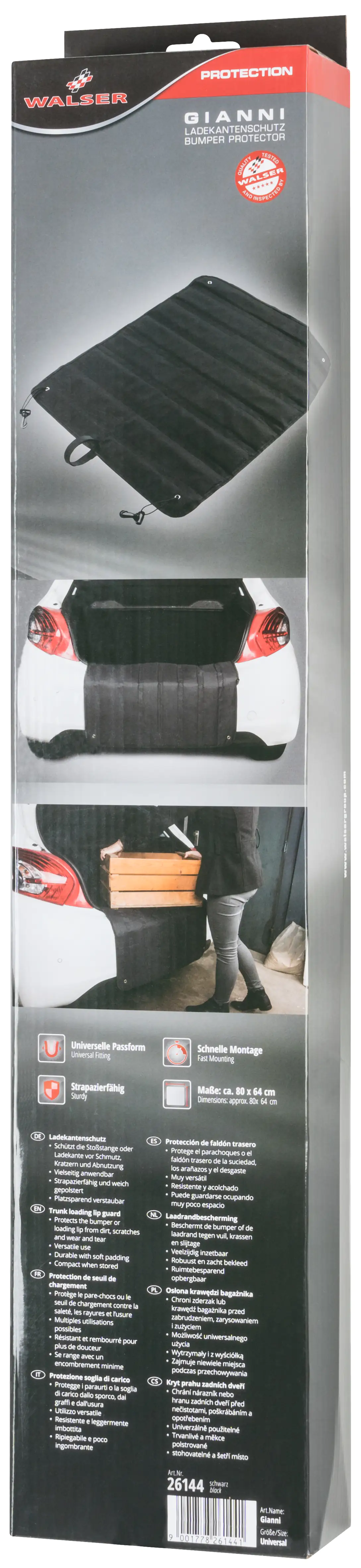 Walser Ladekantenschutz 1-teilig 80x64cm