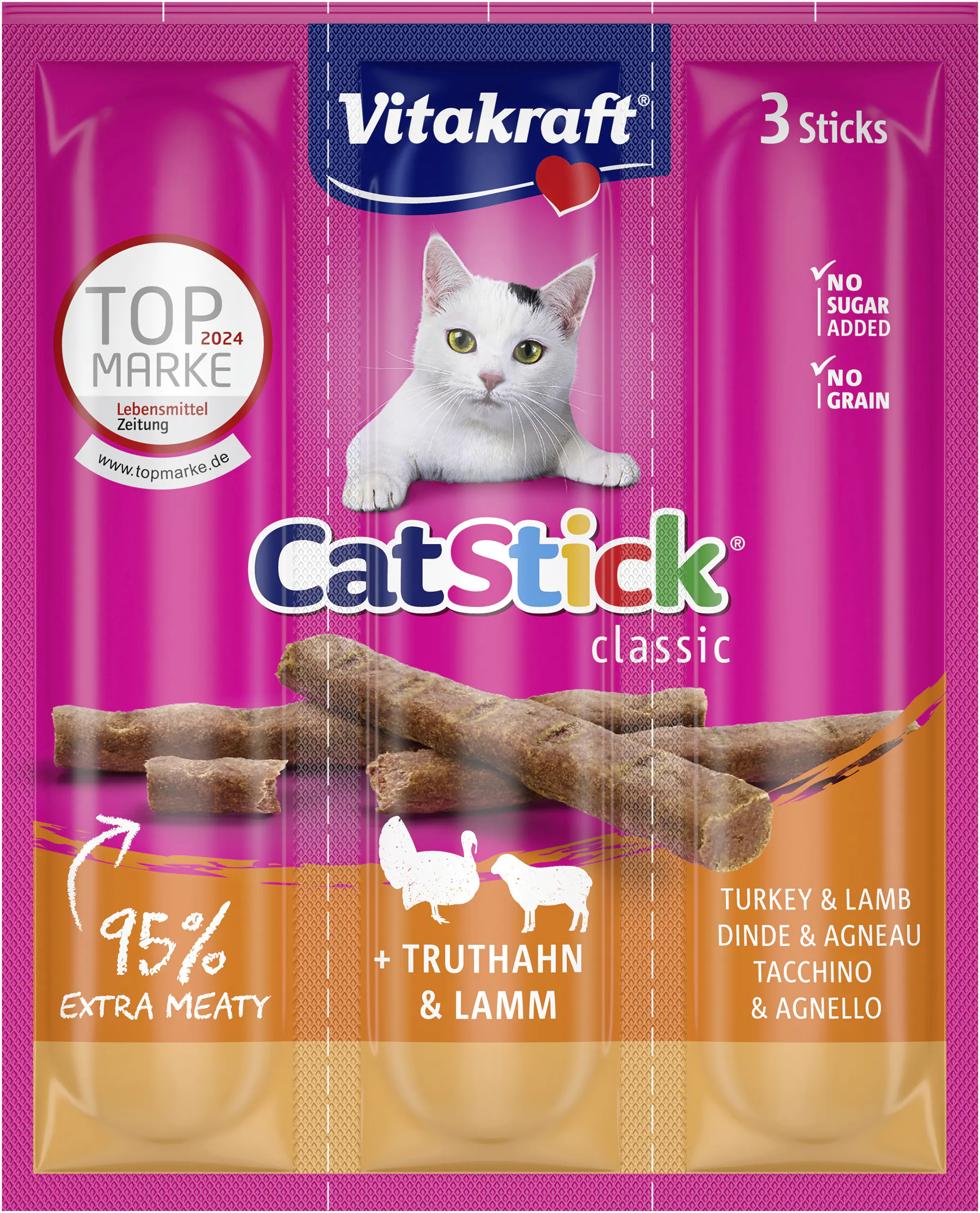 Vitakraft Katzensnack Truthahn & Lamm