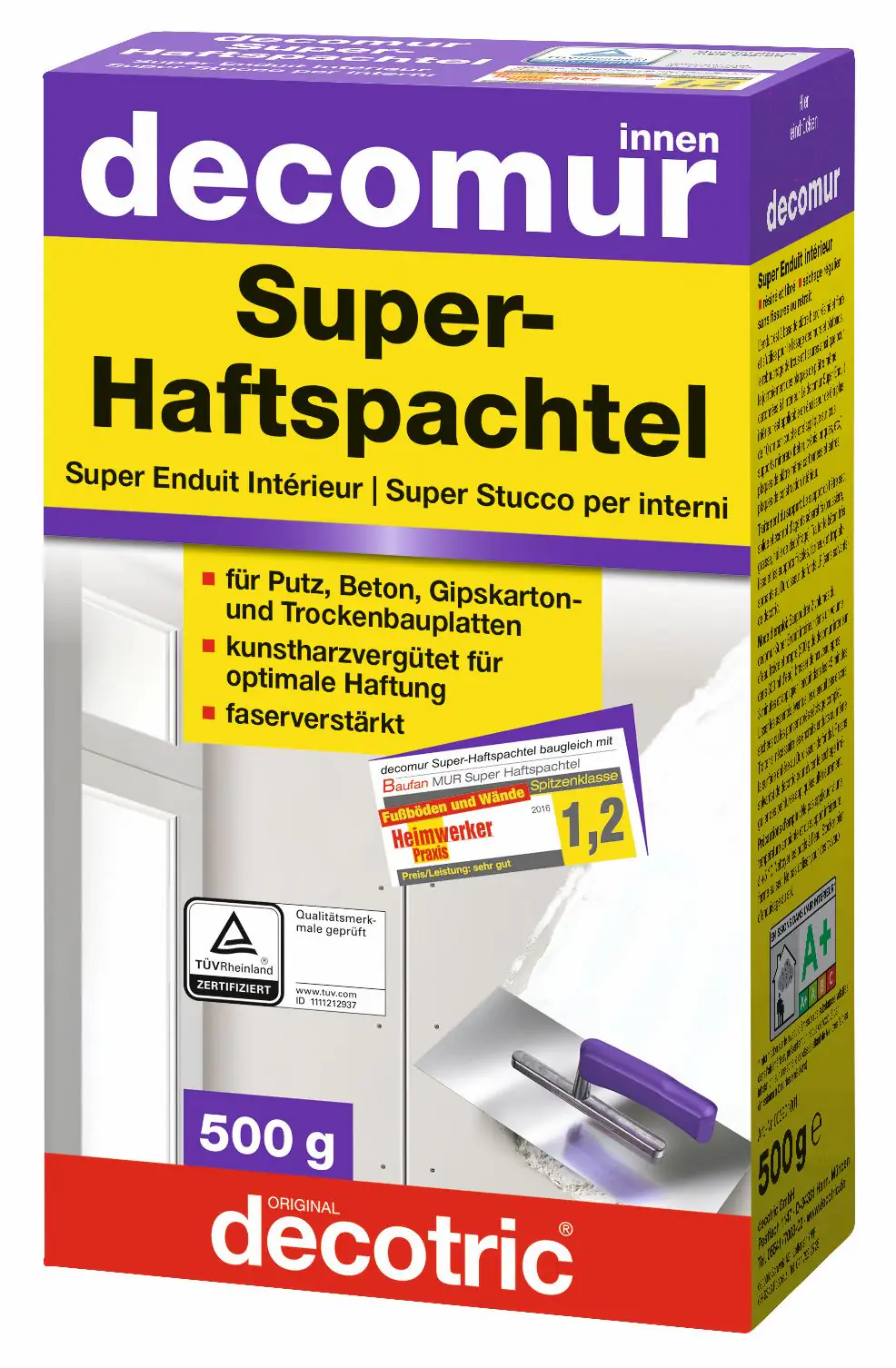 Decotric Decomur Super-Haftspachtel 500 g Decotric Decomur Super-Haftspachtel 500 g