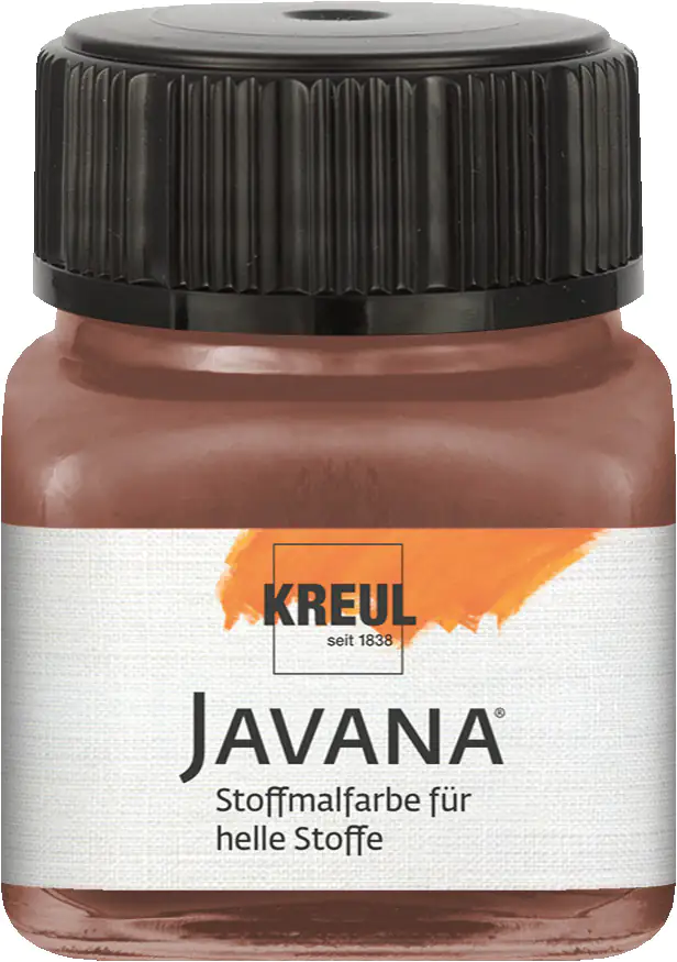 Kreul Javana Stoffmalfarbe für helle Stoffe rehbraun 20 ml