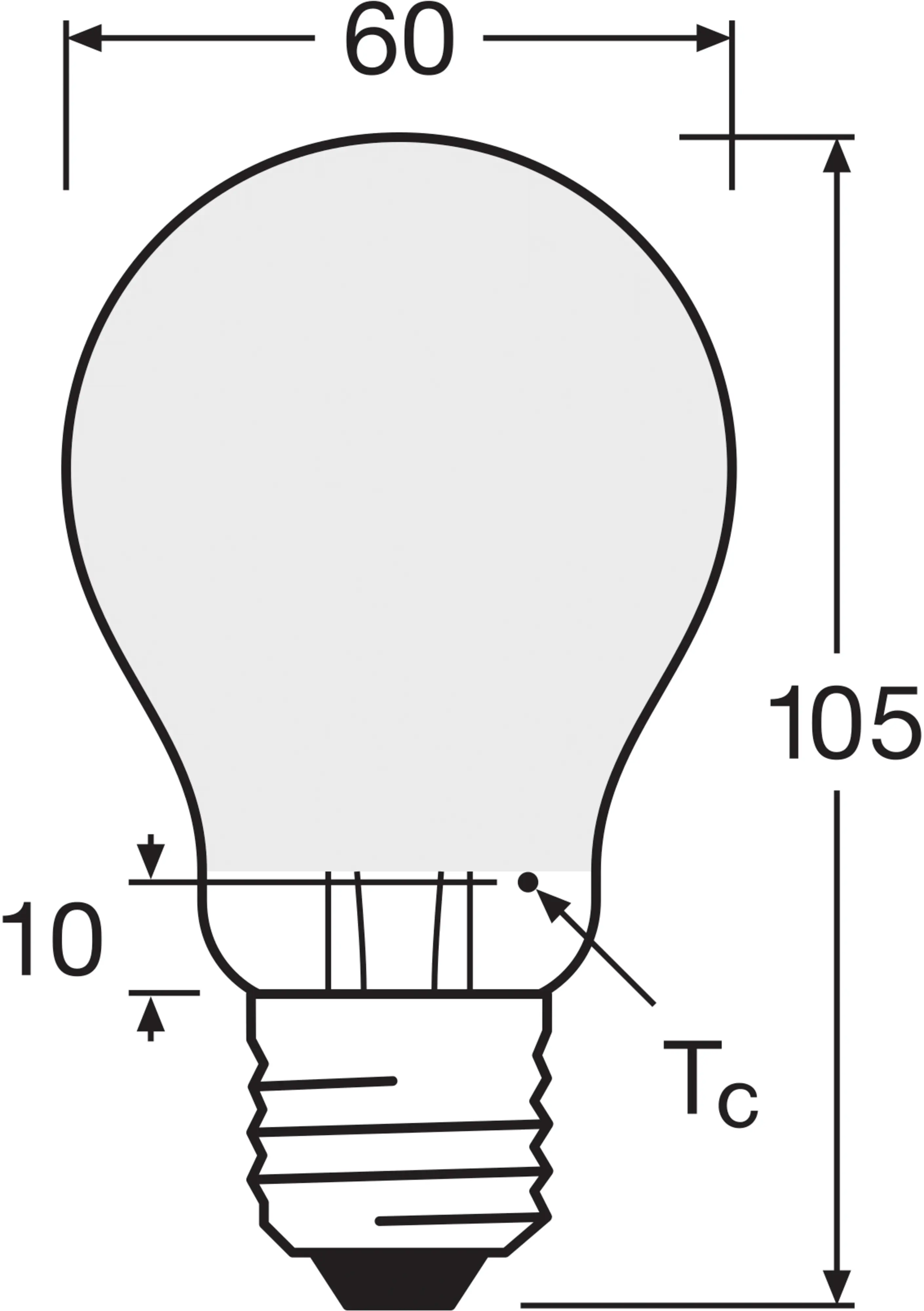 Bellalux LED Leuchtmittel Klassik A100 E27 11 W neutralweiß weiß matt