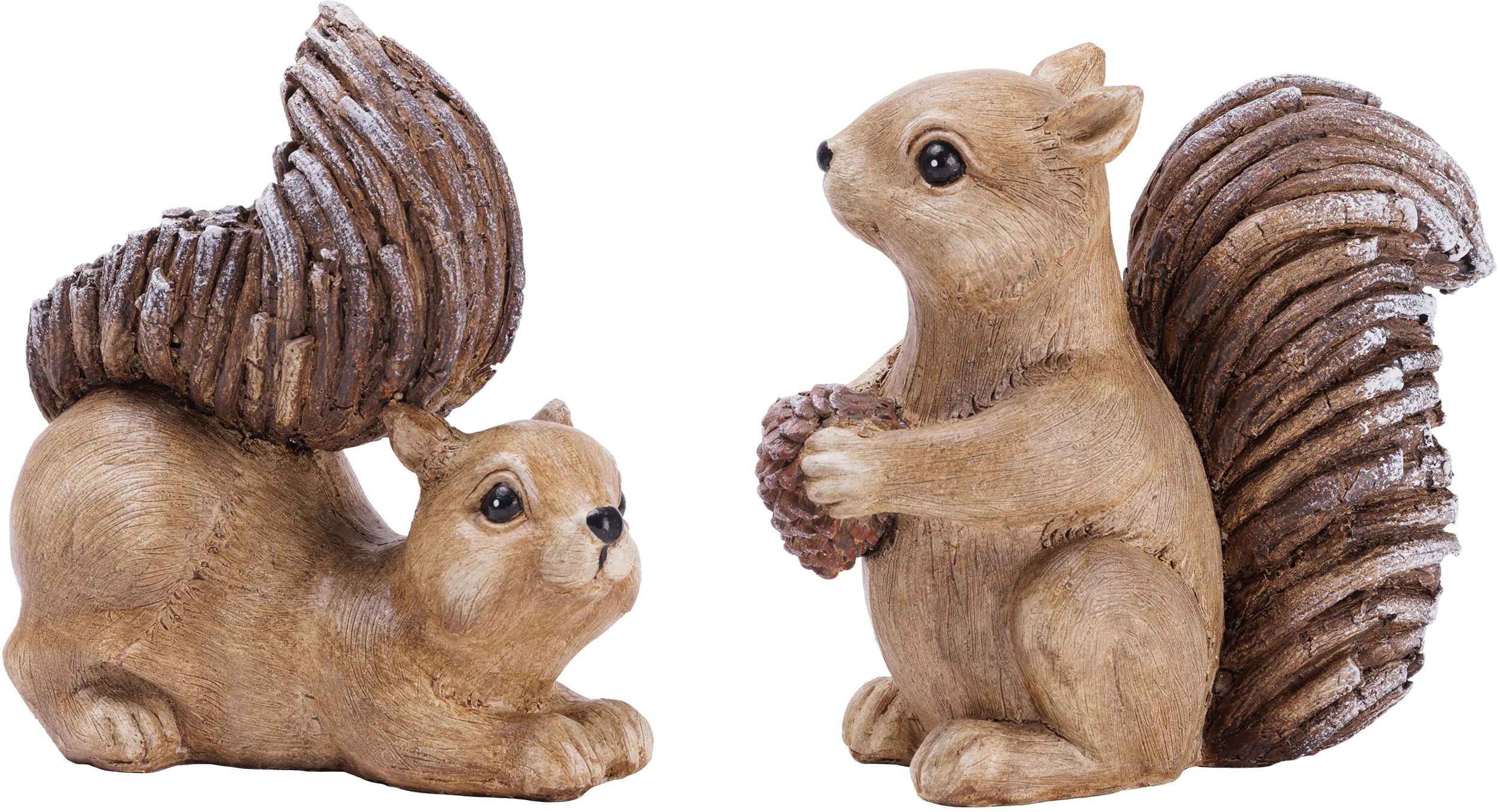 TrendLine Dekofigur Eichhörnchen Terracotta 16,5 x 15,5 cm braun 