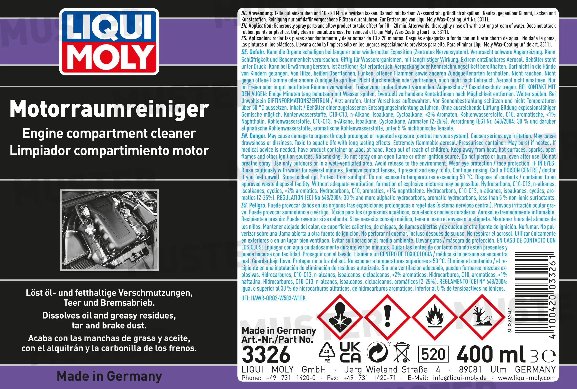 Liqui Moly Motorraumreiniger 400ml