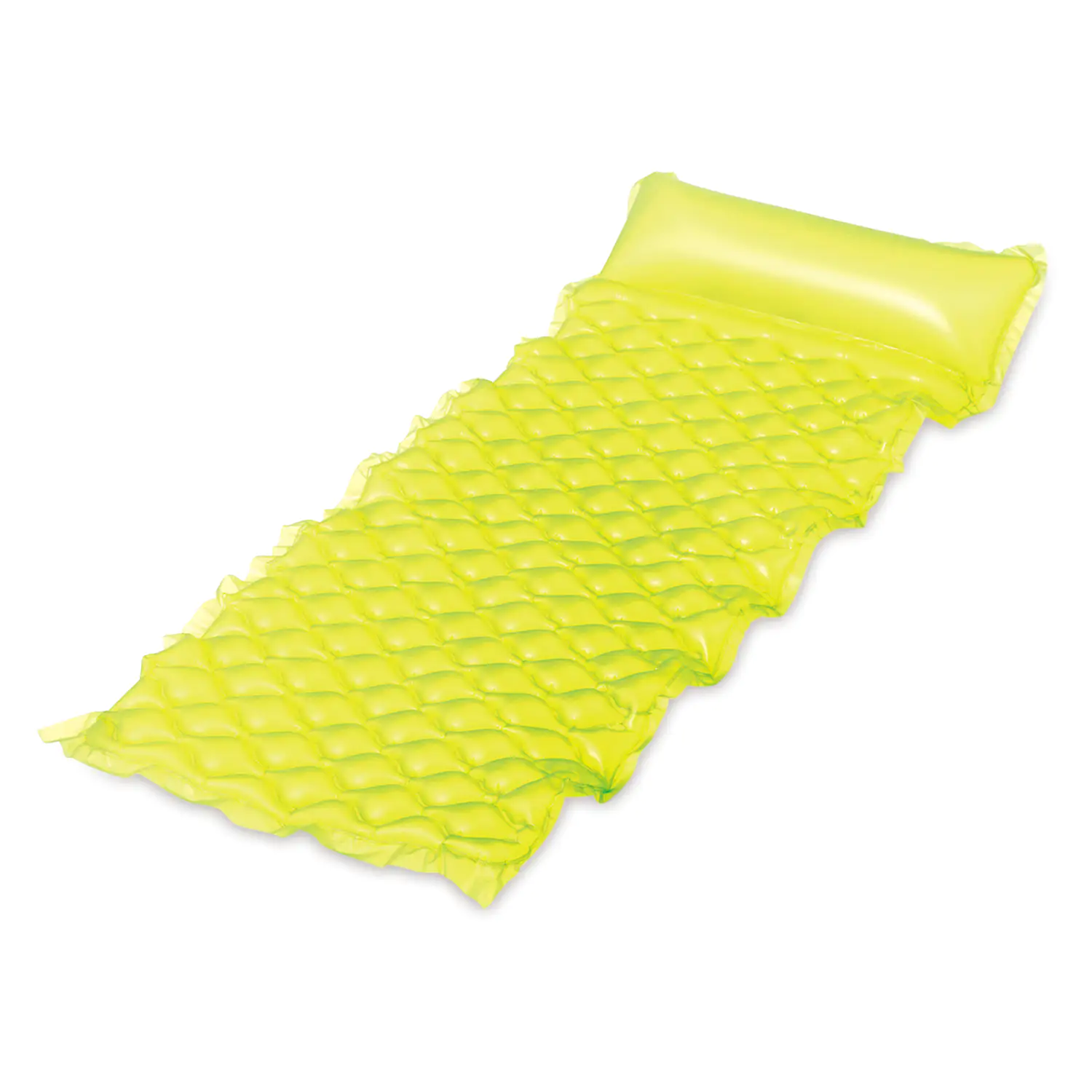 Summer Waves Luftmatratze Komfort neon gelb 1,75 m x 80 x 17 cm