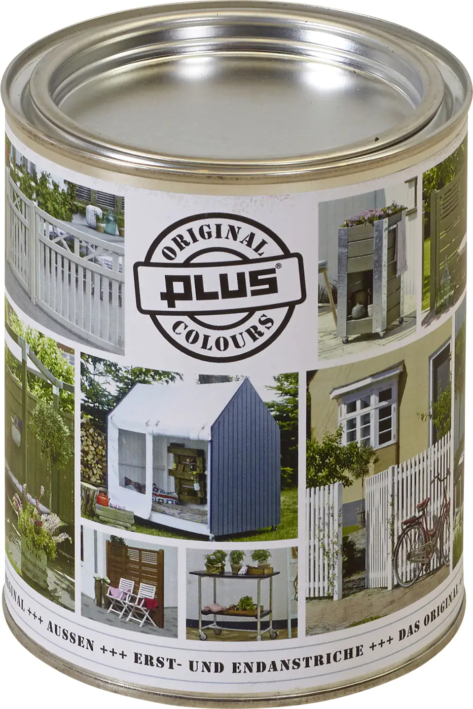 Plus Colour Schwarz Lasurfarbe 750 ml