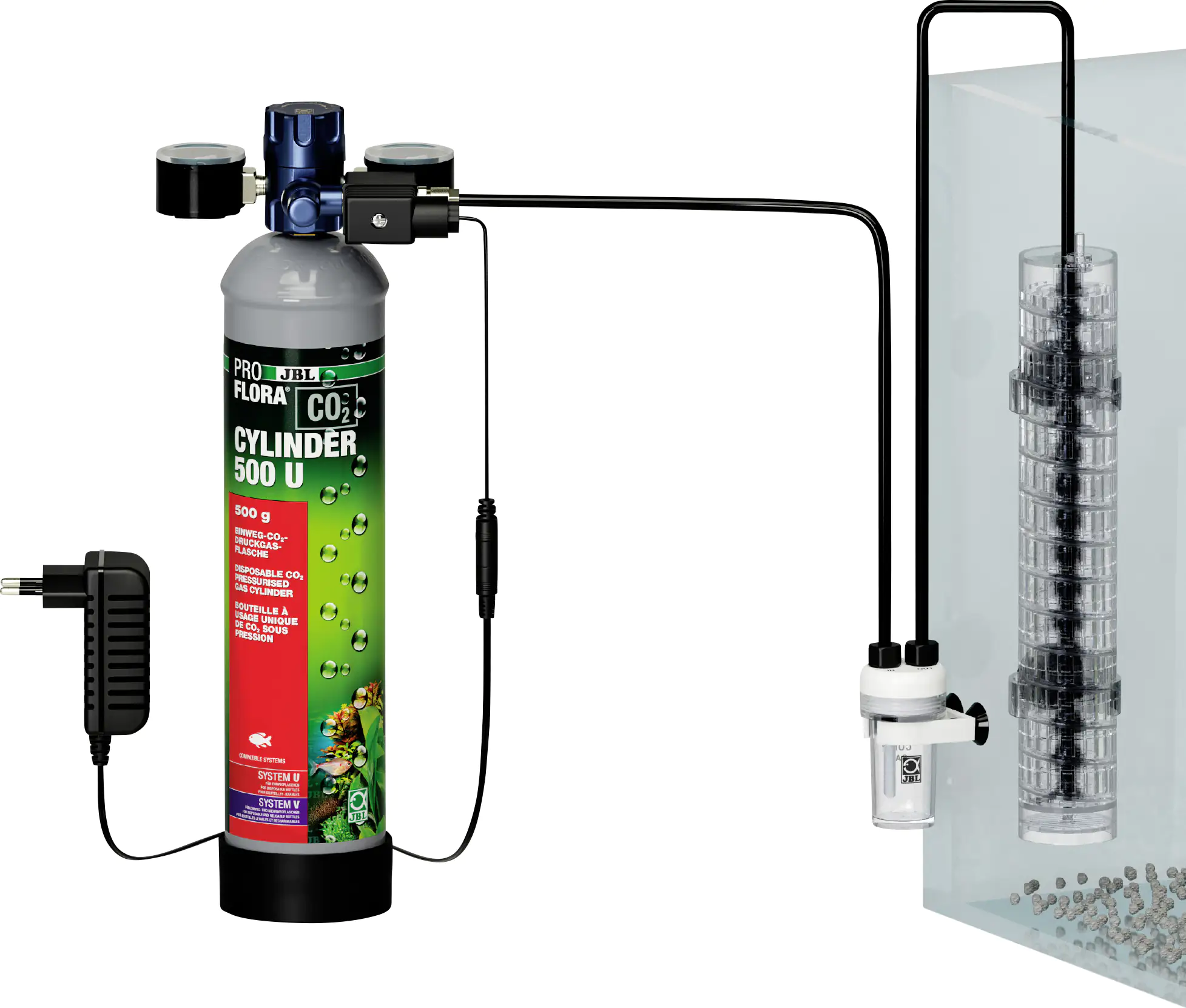 JBL Proflora CO2-Düngeanlage Advanced Set U Komplettset JBL Proflora CO2-Düngeanlage Advanced Set U Komplettset
