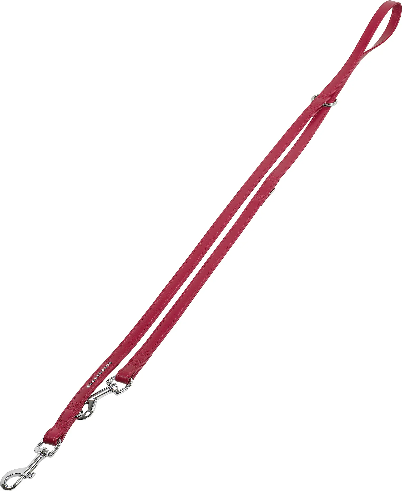 Nobby Führleine Crystal rot L x B 200 cm x 12 mm