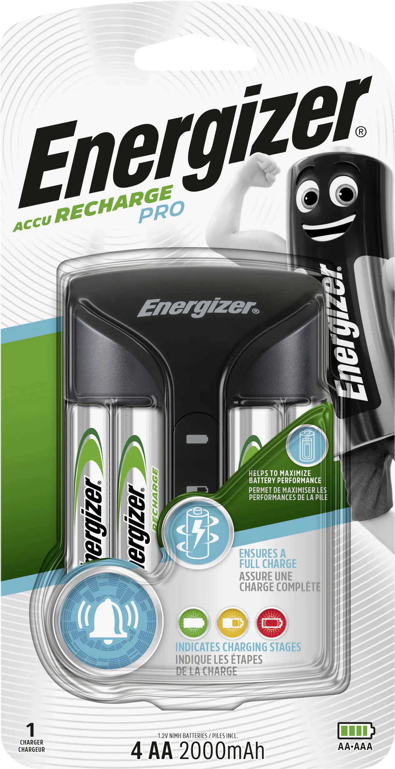Energizer Pro Charger inkl. 4-Mignon AA