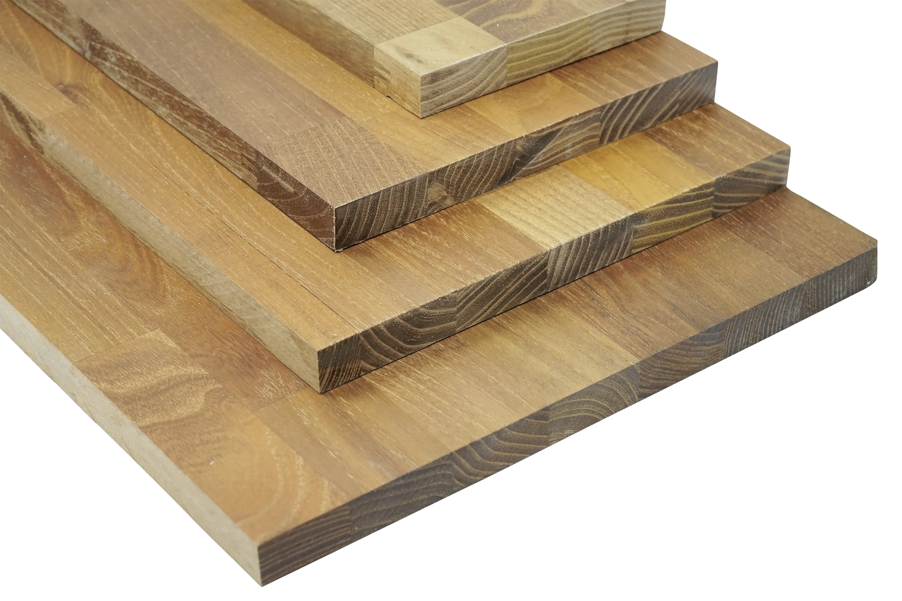 Massivholzplatte Leimholz Akazie 80 x 60 cm 18 mm geölt