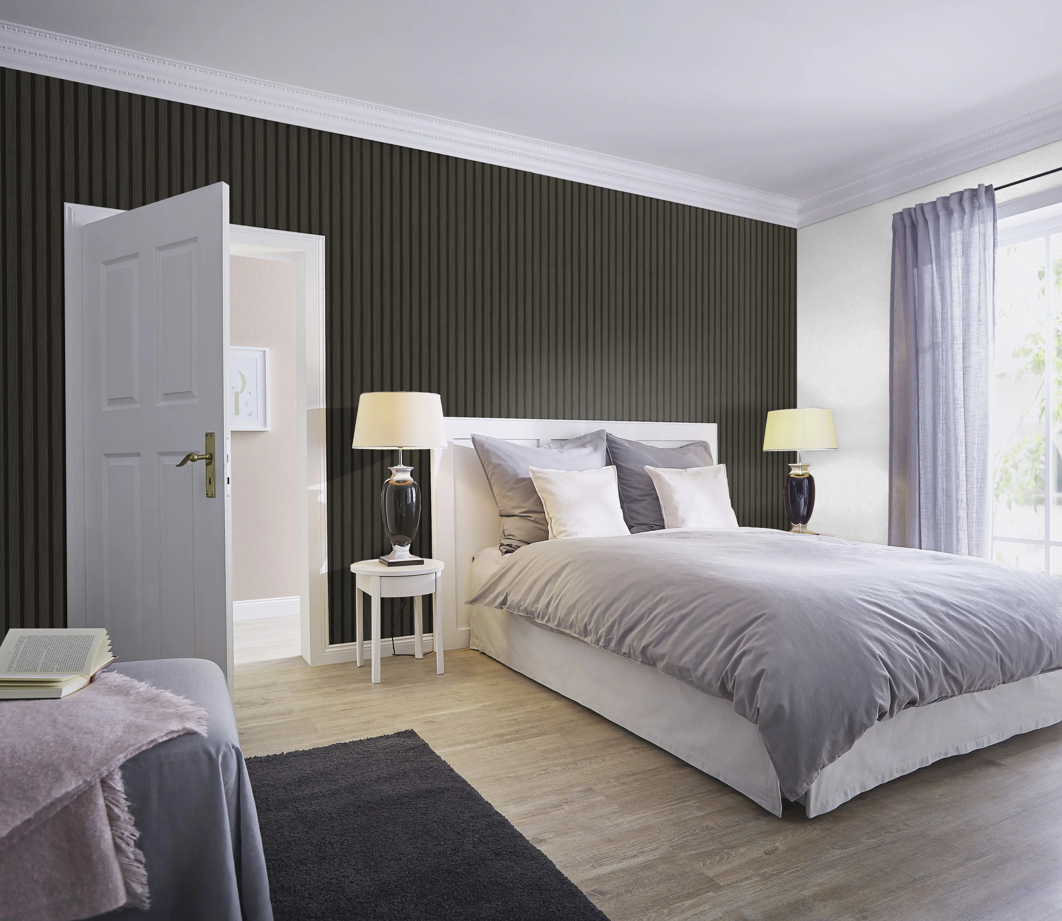 Rasch Prägetapete 823417 Selection Struktur weiß 10,05 x 0,53 m