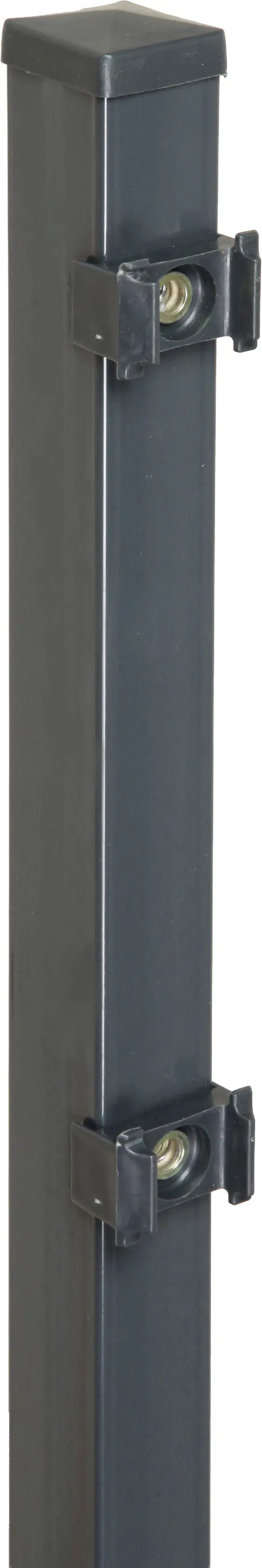 Floraworld Zaunpfosten Classic 200 x 4 x 4 cm anthrazit