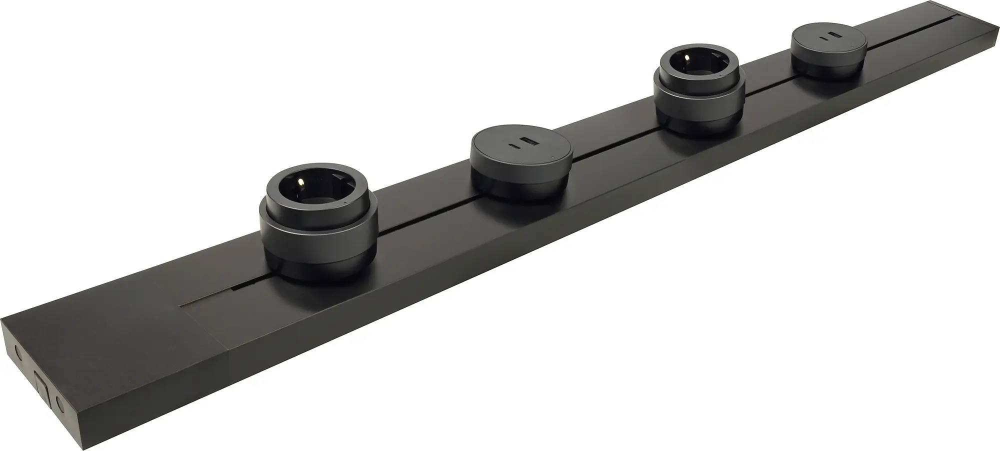 Schwaiger Modulare Stromleiste 75 cm max. 3680W schwarz Schwaiger Modulare Stromleiste 75 cm max. 3680W schwarz