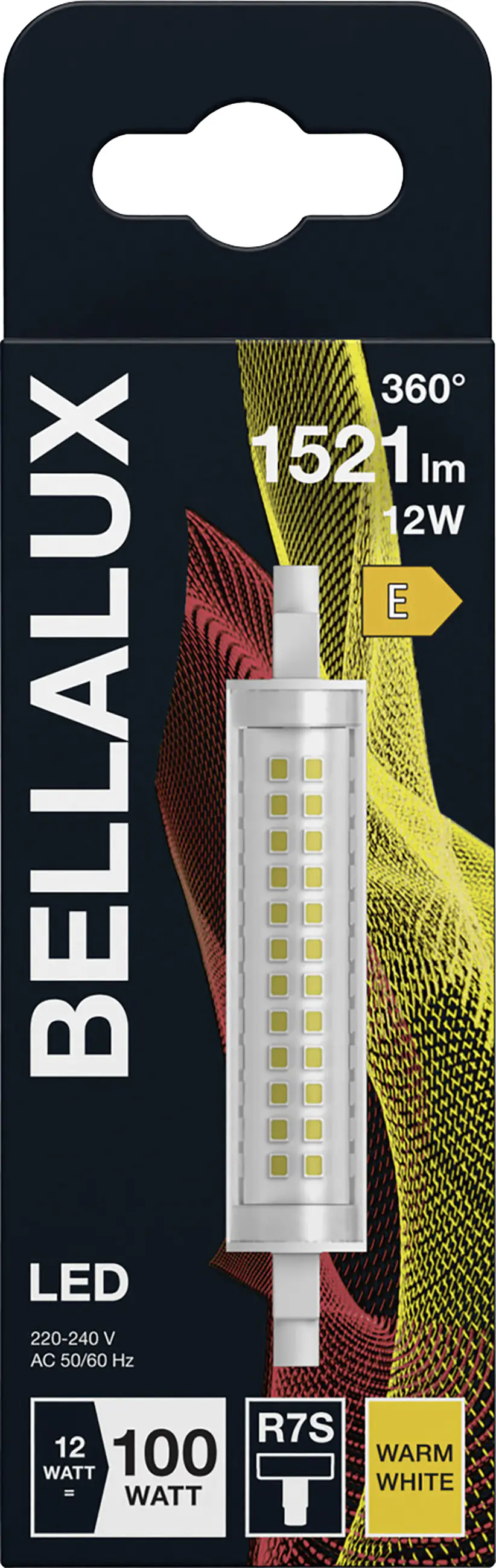Bellalux LED Röhrenlampe Slim118 R7s 12 W warmweiß 