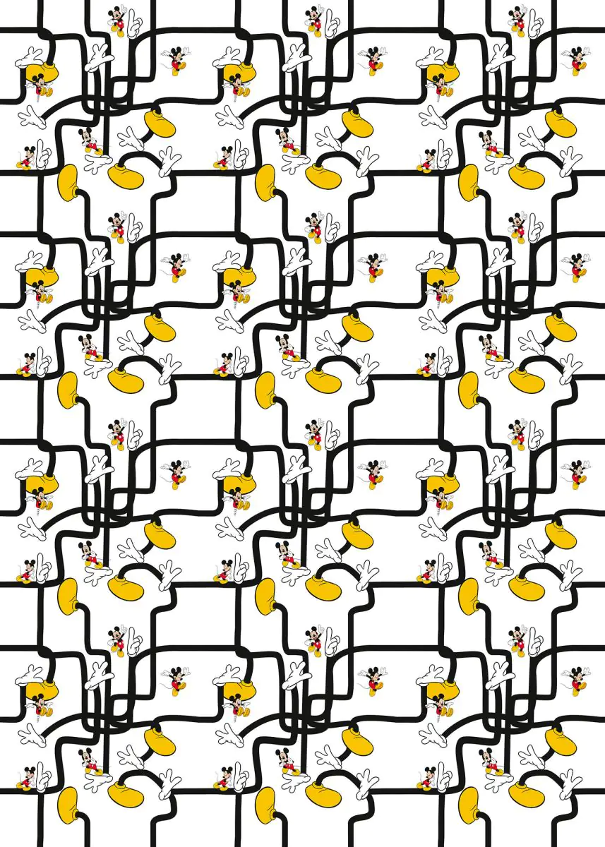 4055065510113 Komar Vlies Fototapete Mickey Mouse Foot 200 x 280 cm