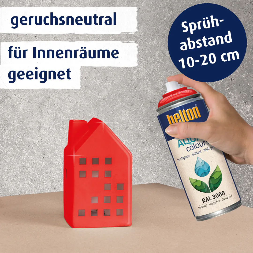 belton free Lackspray AQUAcolours 400 ml feuerrot hochglanz