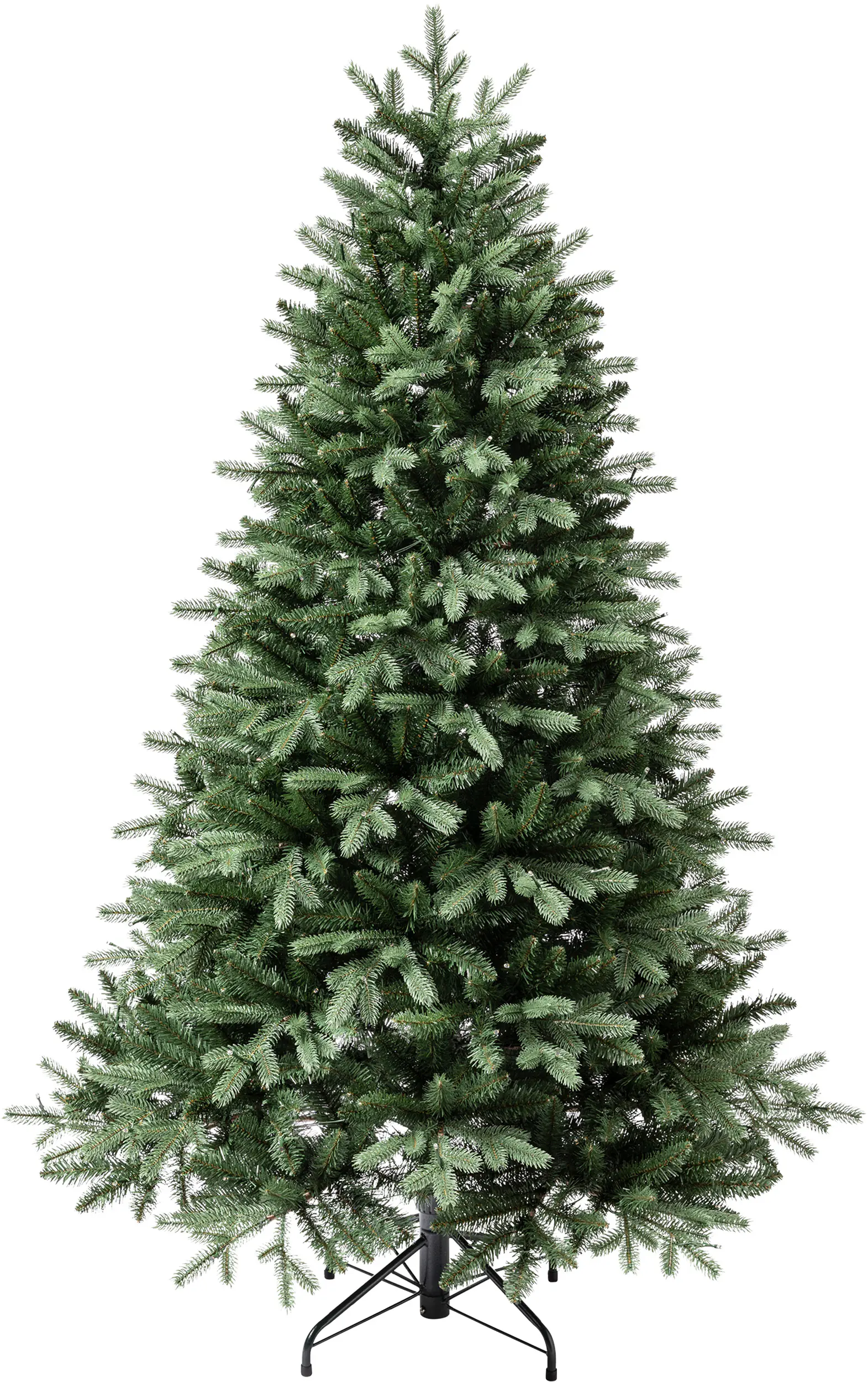Primaster Weihnachtsbaum 1,8 m grün beleuchtet 250 Lichter warmweiß