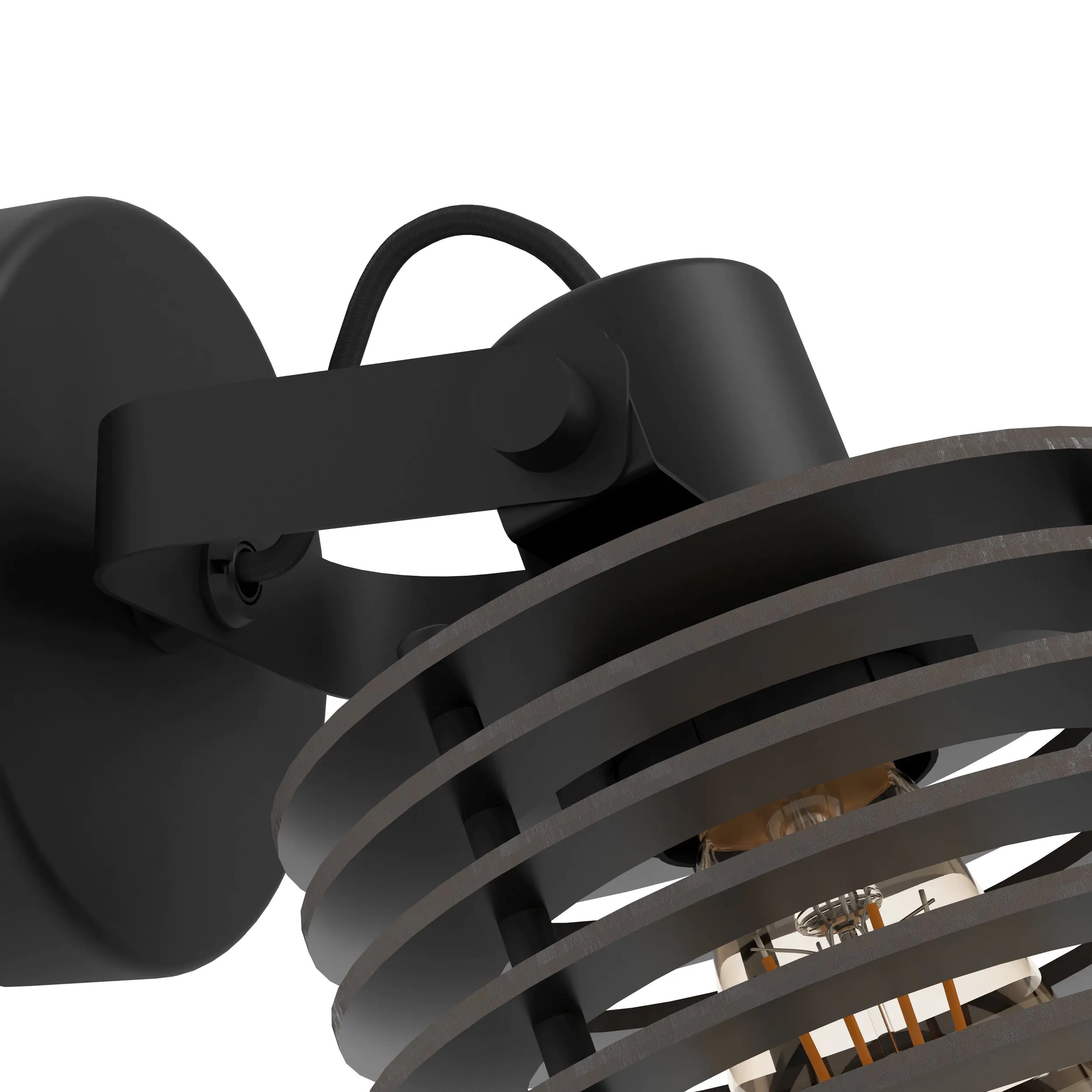 Eglo Wandleuchte Segovia schwarz 