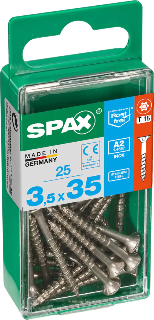Spax Universalschrauben 3.5 x 35 mm TX 15 - 25 Stk.