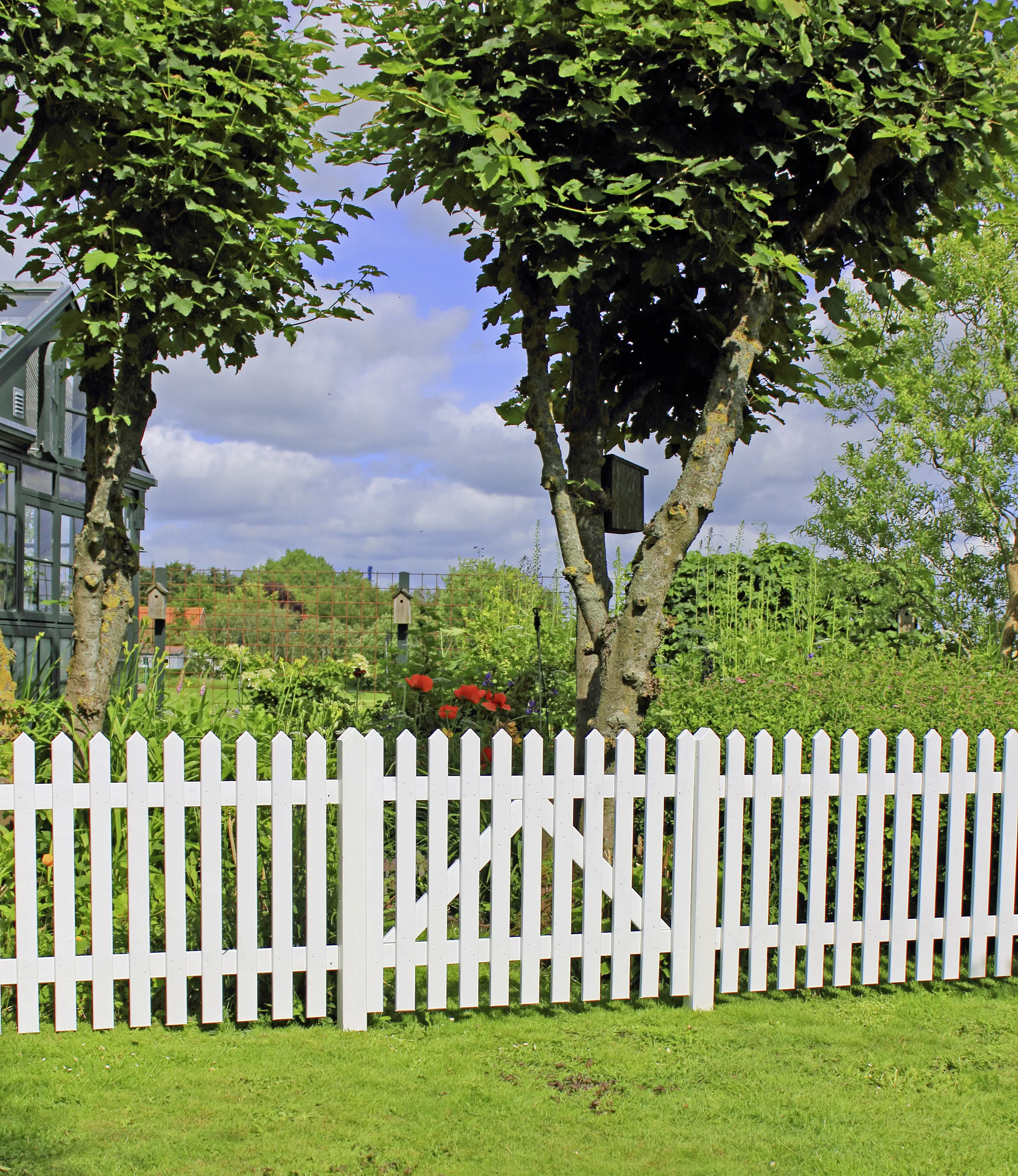 Plus Einzeltor Skagen 100 x 80 cm weiß