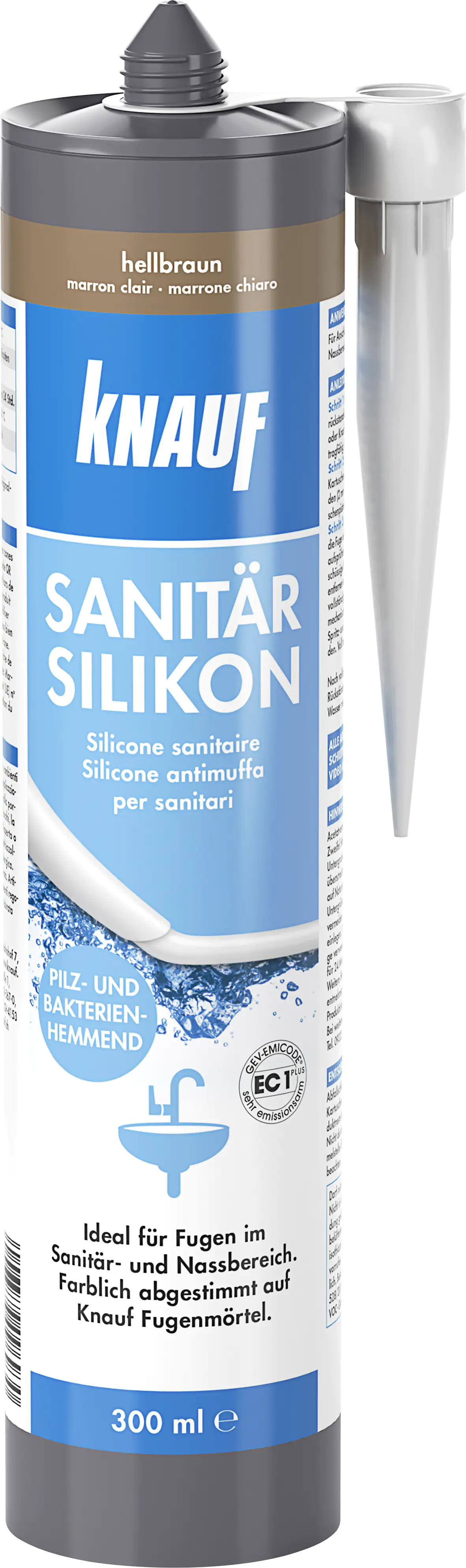 Knauf Sanitär Silikon hellbraun 300 ml