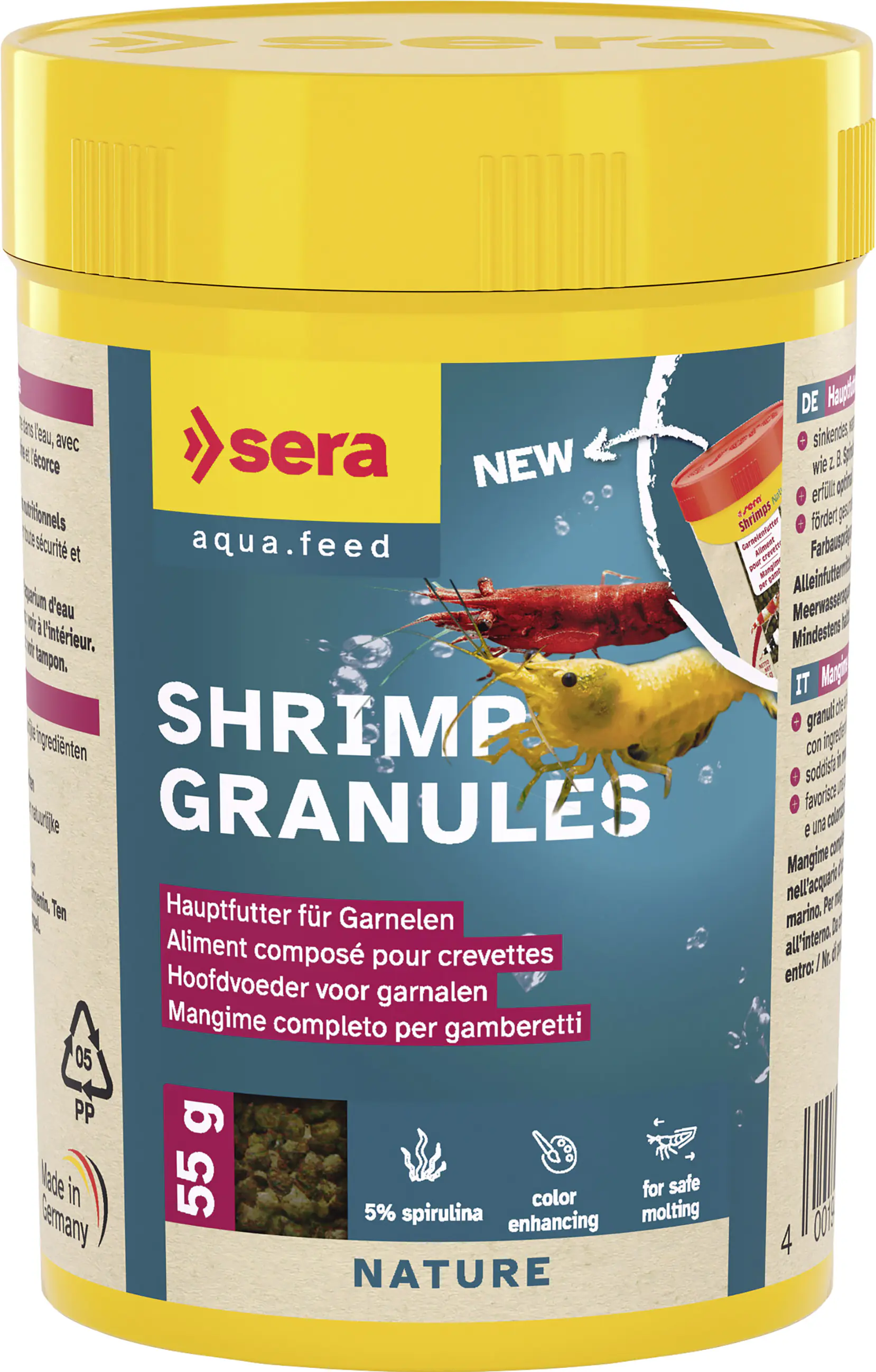 Sera Fischfutter für Garnelen Shrimps Granules 100 ml