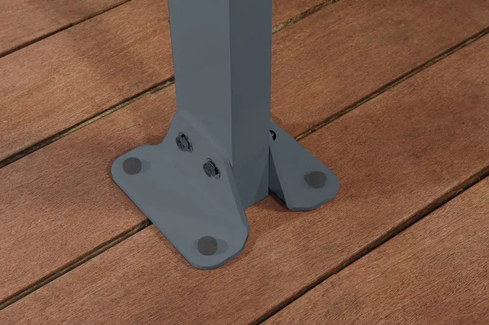 Canopia Terrassendach 1340 x 300 cm grau