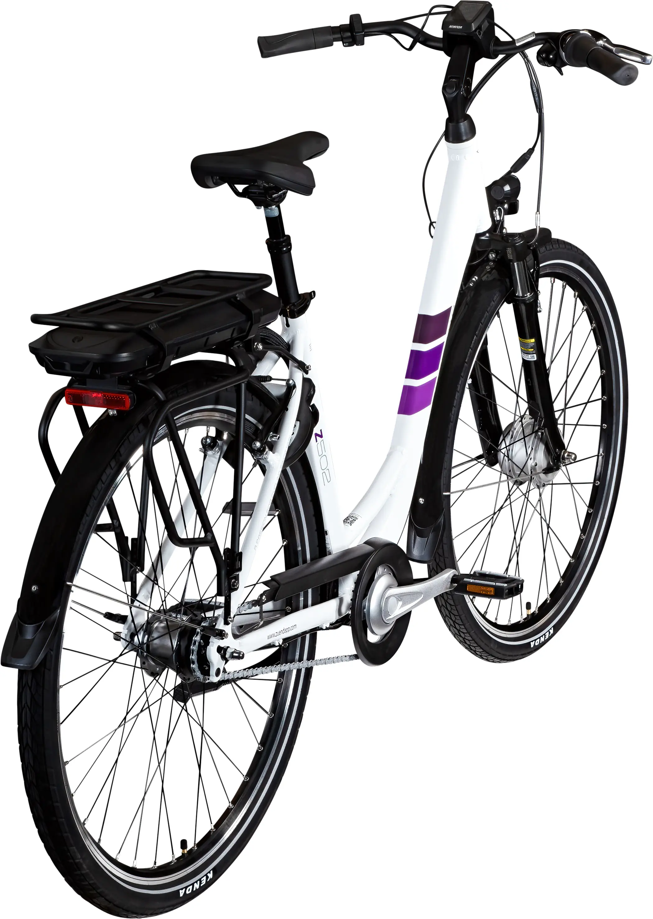 Zündapp E-Bike Z502 City 28 Zoll 7-Gang 522 Wh weiß lila Zündapp E-Bike Z502 City 28 Zoll 7-Gang 522 Wh weiß lila