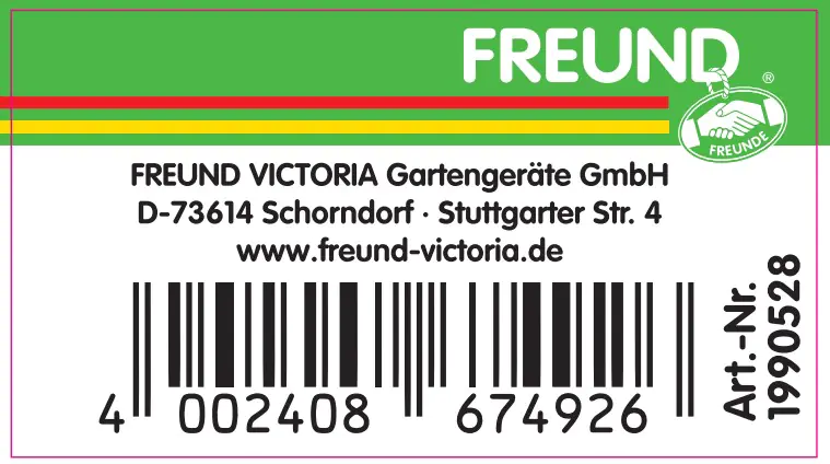 Freund Victoria Erdlochbohrer Ø 90mm