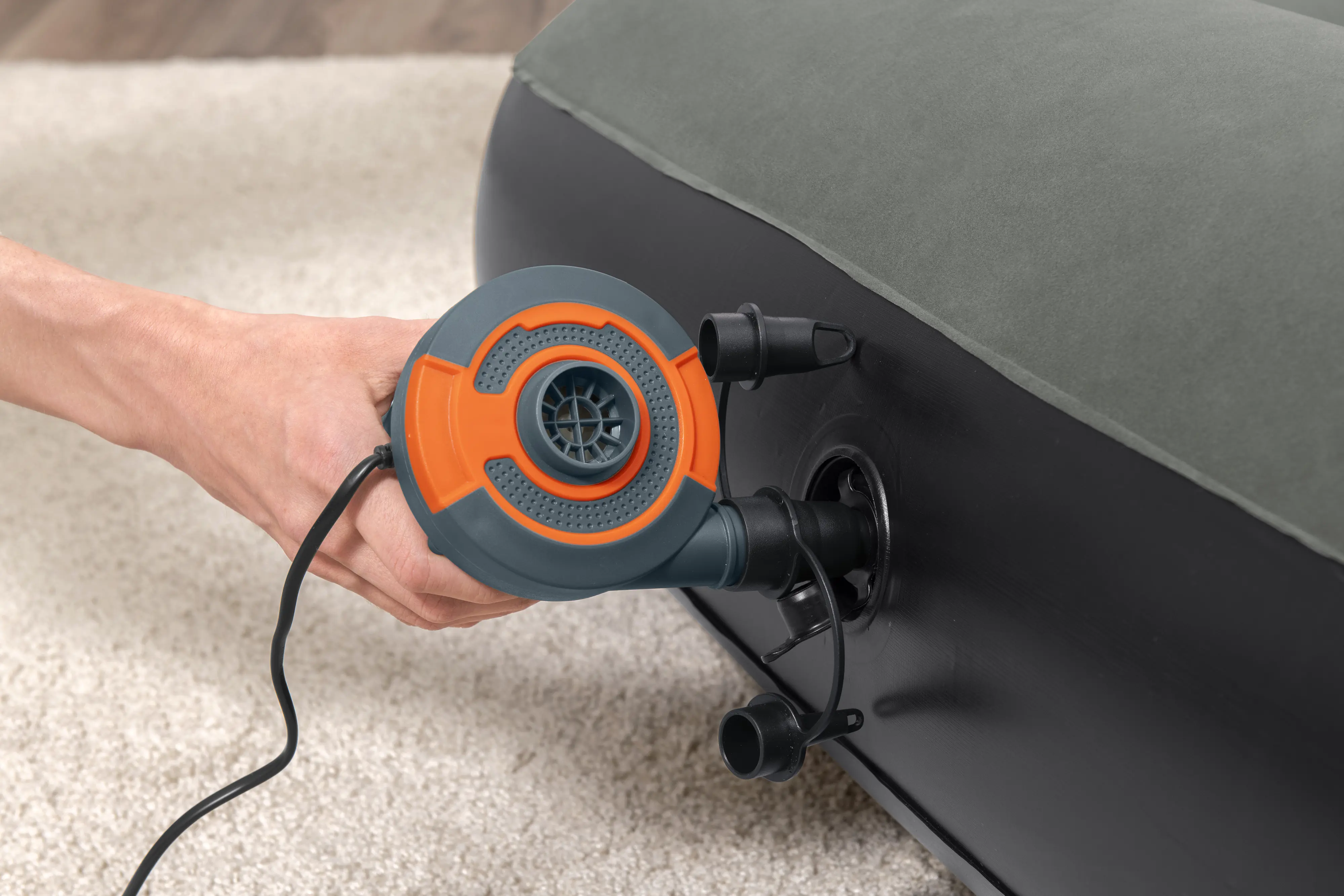 Bestway Luftbett dunkelgrau 188 x 99 x 30 cm