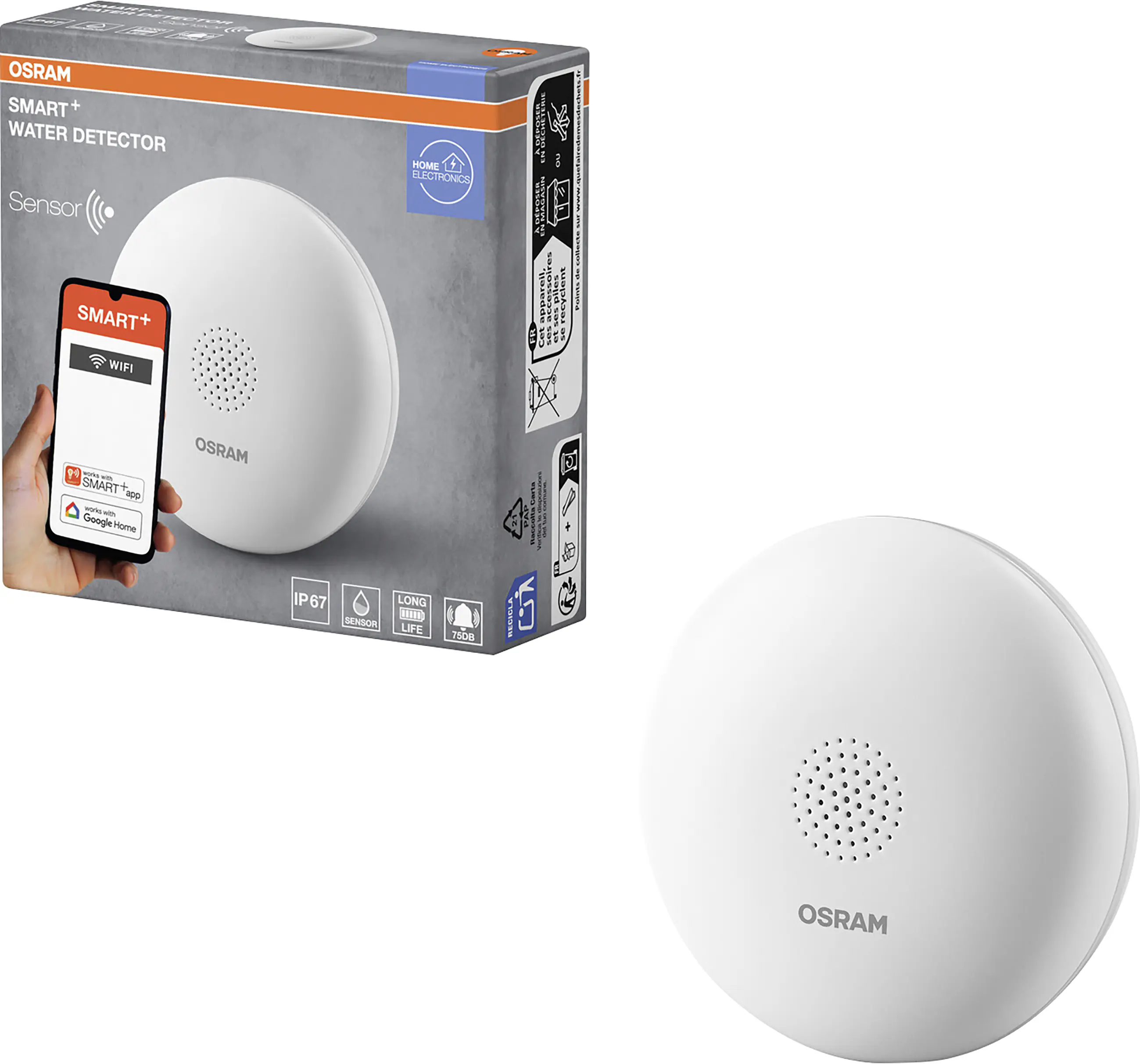 Osram Wassermelder Smart+ Sensor WiFi weiß Osram Wassermelder Smart+ Sensor WiFi weiß
