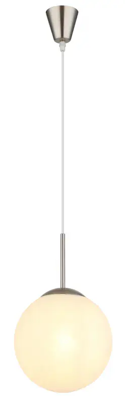Globo Hängeleuchte Kop Ø 25 x 120 cm nickel matt