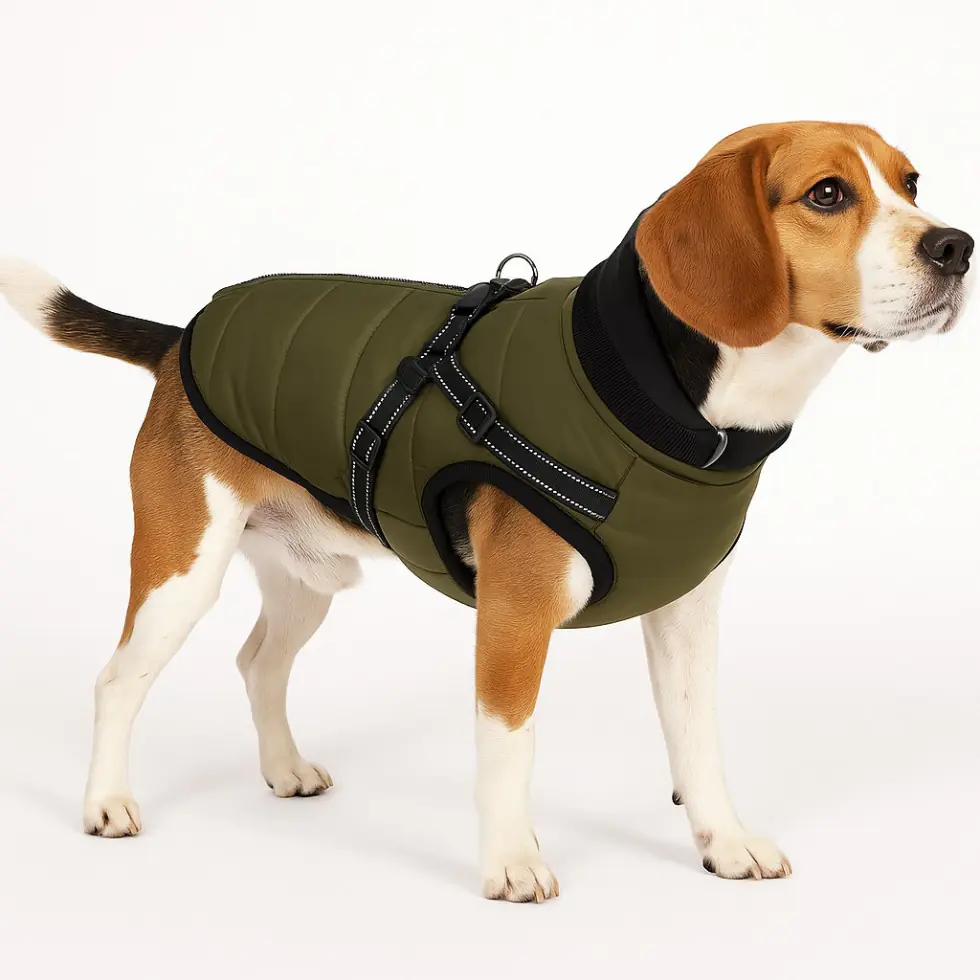 Nobby Hundemantel Bomja 2 in 1 oliv