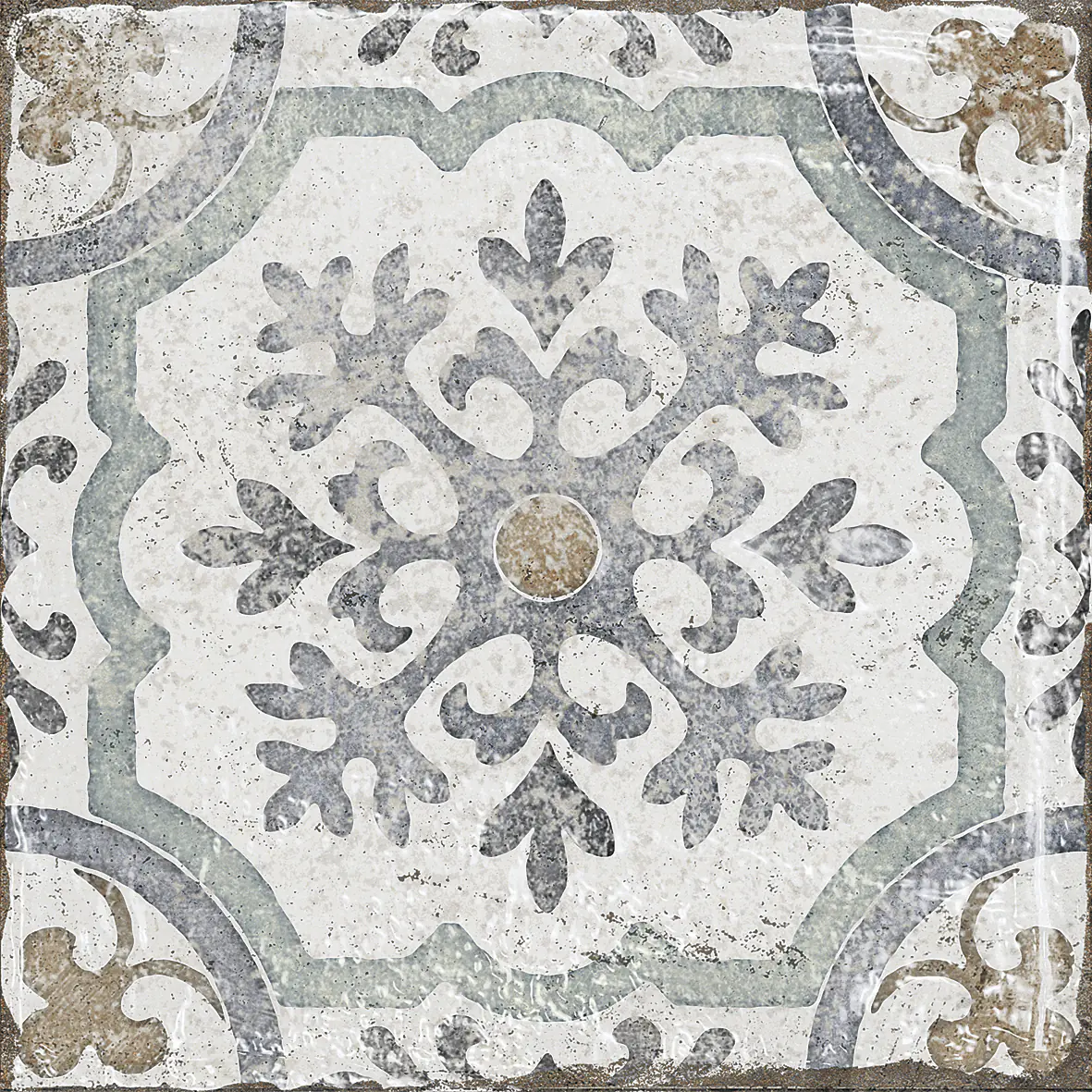 Bodenfliese Feinsteinzeug Marrakesh 20 x 20 cm blau-beige Bodenfliese Feinsteinzeug Marrakesh 20 x 20 cm blau-beige