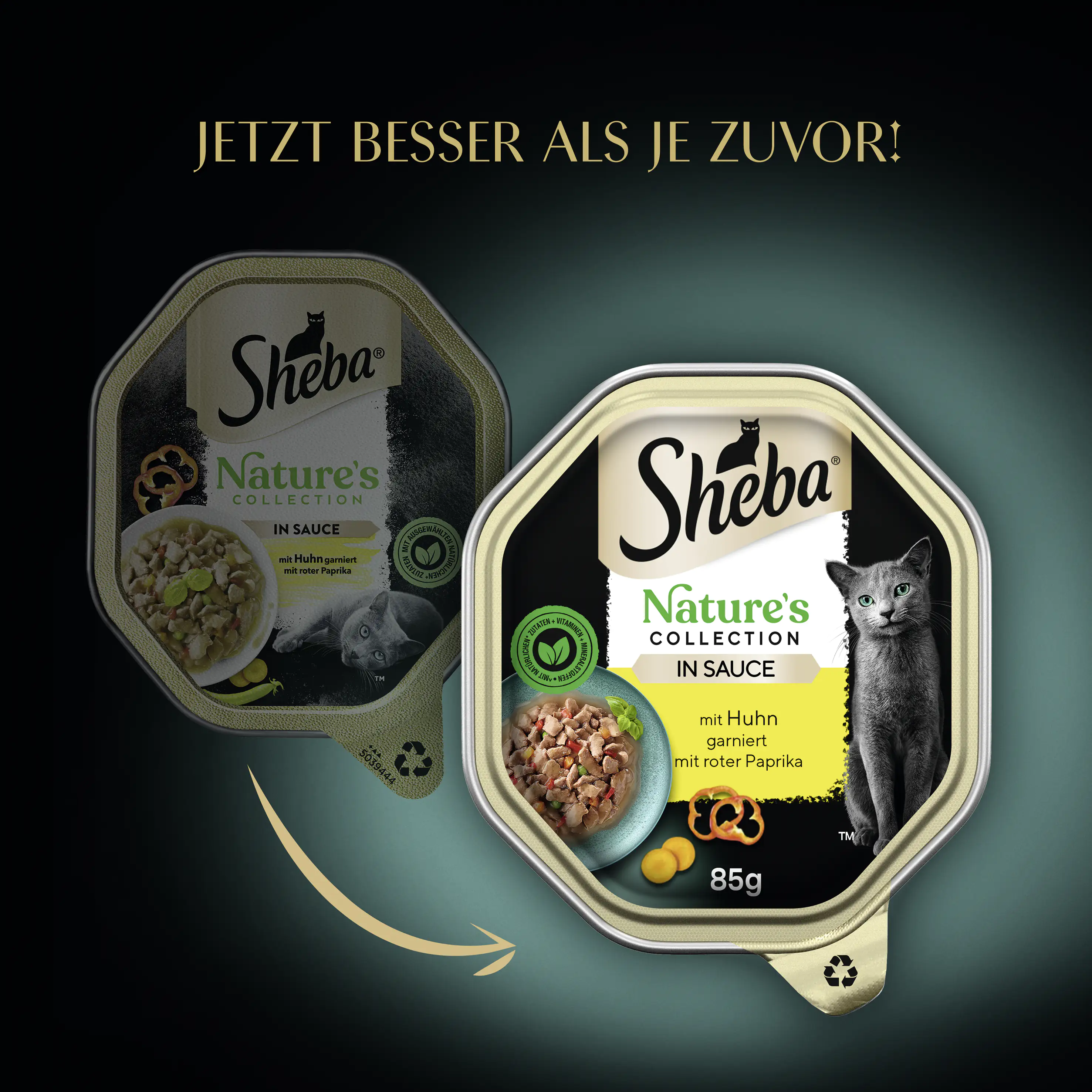 Sheba Nature's Collection in Sauce mit Huhn Katzenfutter 85 g Sheba Nature's Collection in Sauce mit Huhn Katzenfutter 85 g