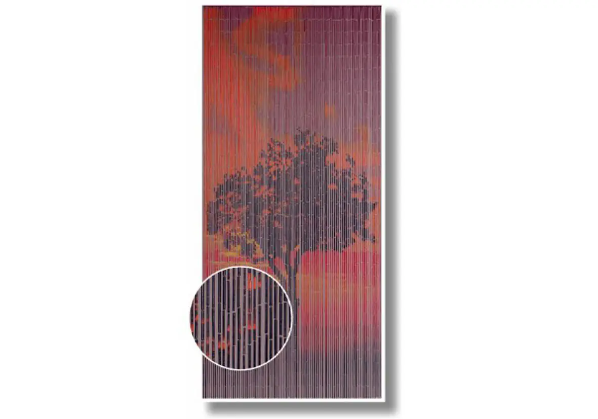 Conacord Deko-Vorhang Sunrise bunt 90 x 200 cm