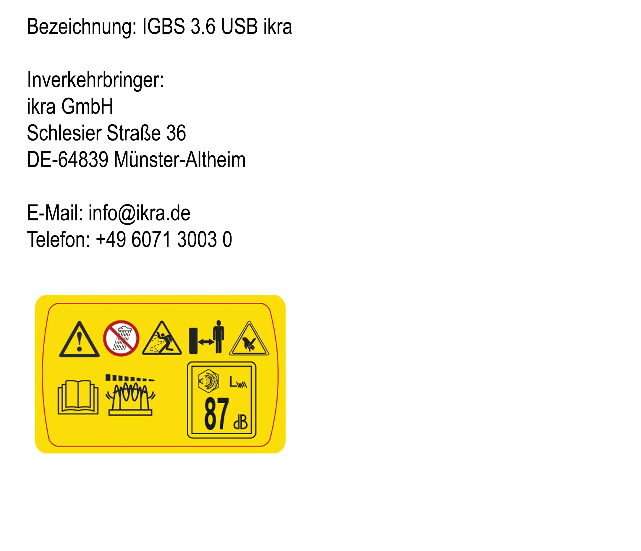 Ikra Akku Gras- und Strauchschere IGBS 3.6 USB, inkl. Ladegerät