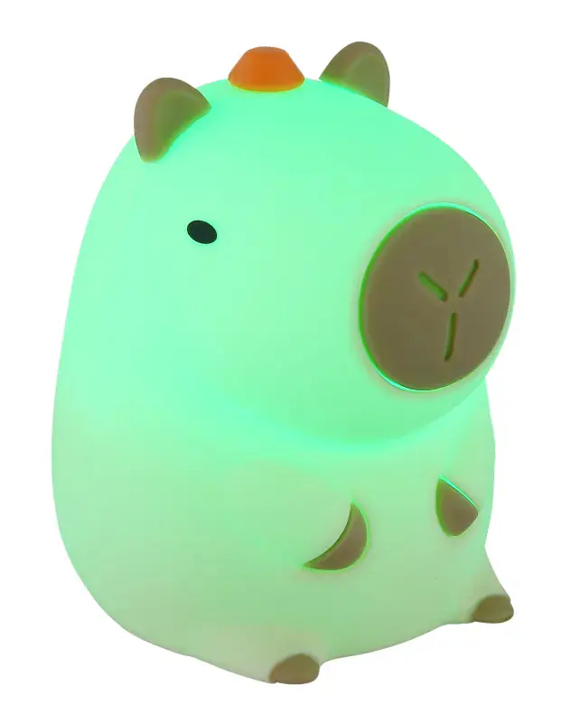 Globo Akku Tischleuchte Caybara 1,5W RGBW braun Kunststoff