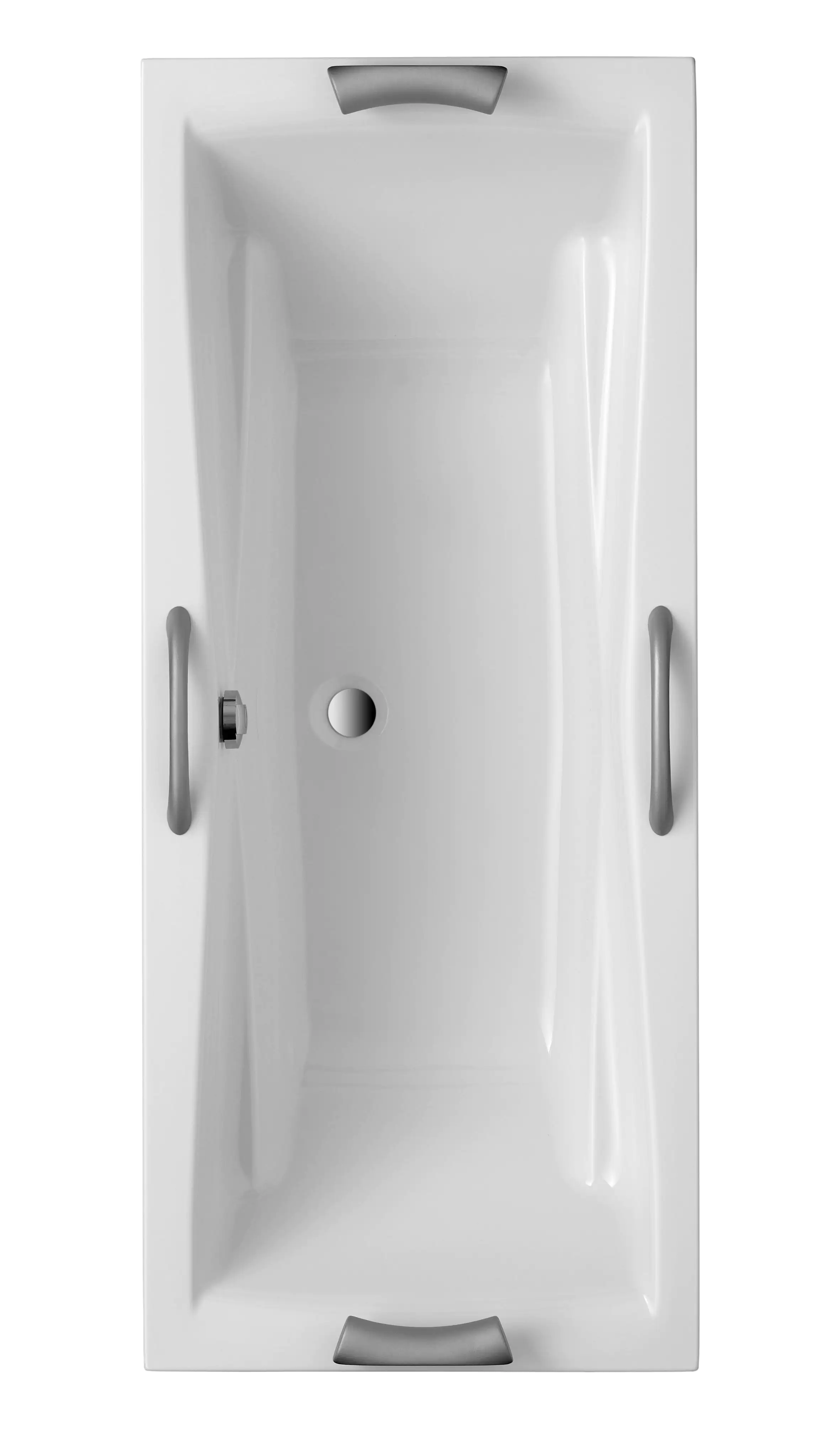 Ottofond Badewanne Atlanta Duo 180 x 80 cm, weiß