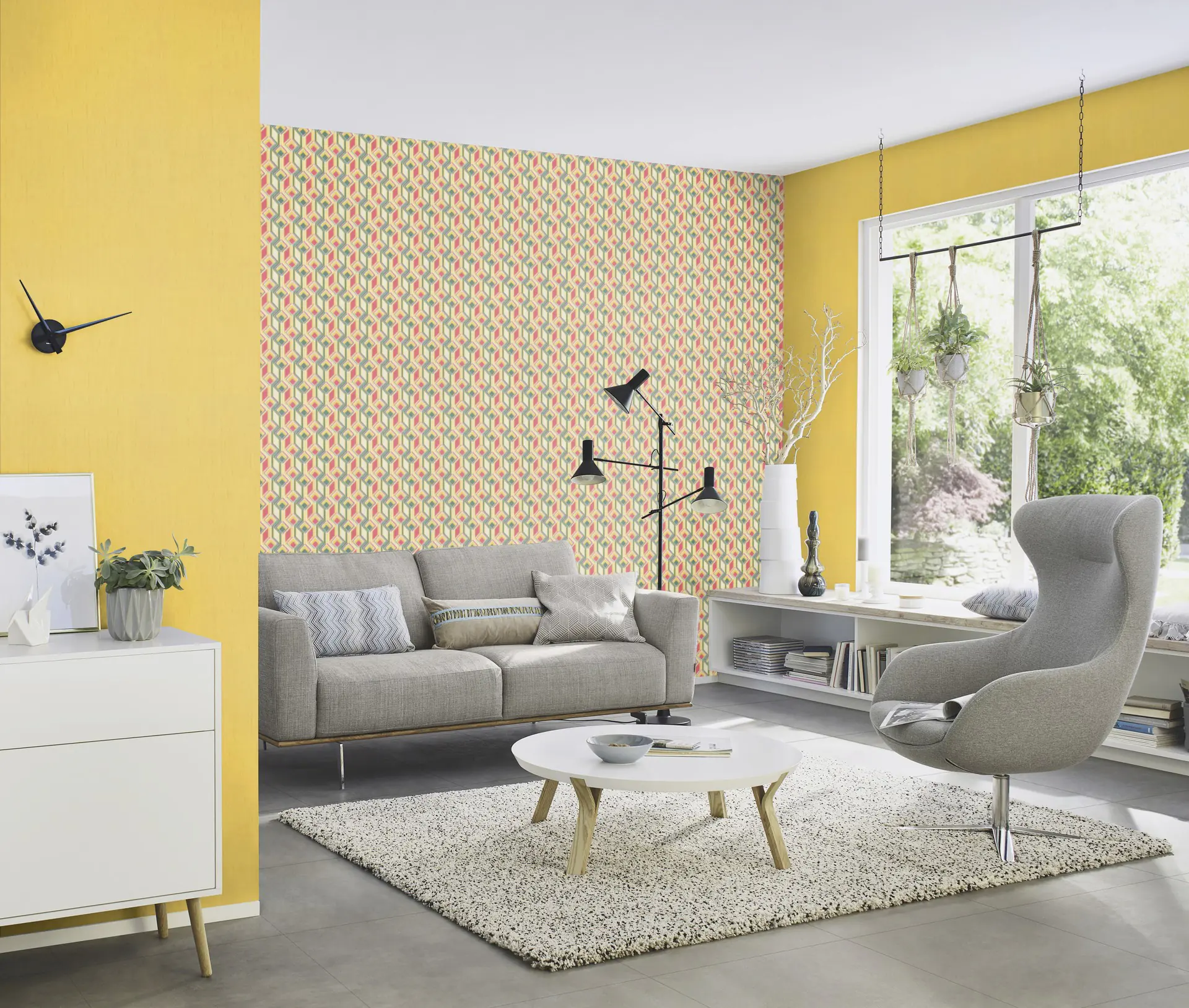 Rasch Vliestapete 746549 Pink-Dunkelpink Muster & Motive 10,05 m x 0,53 m