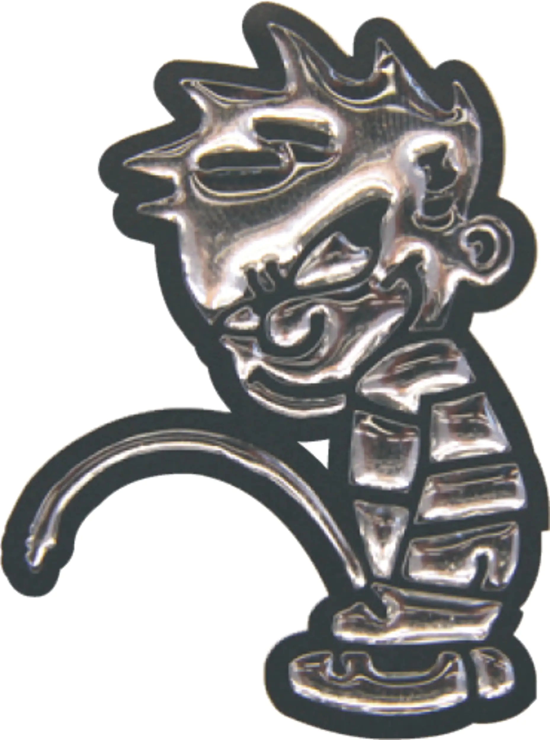 Hermann Schütz 3D-Chrome-Sticker Pissmännchen 45x35 45x35mm