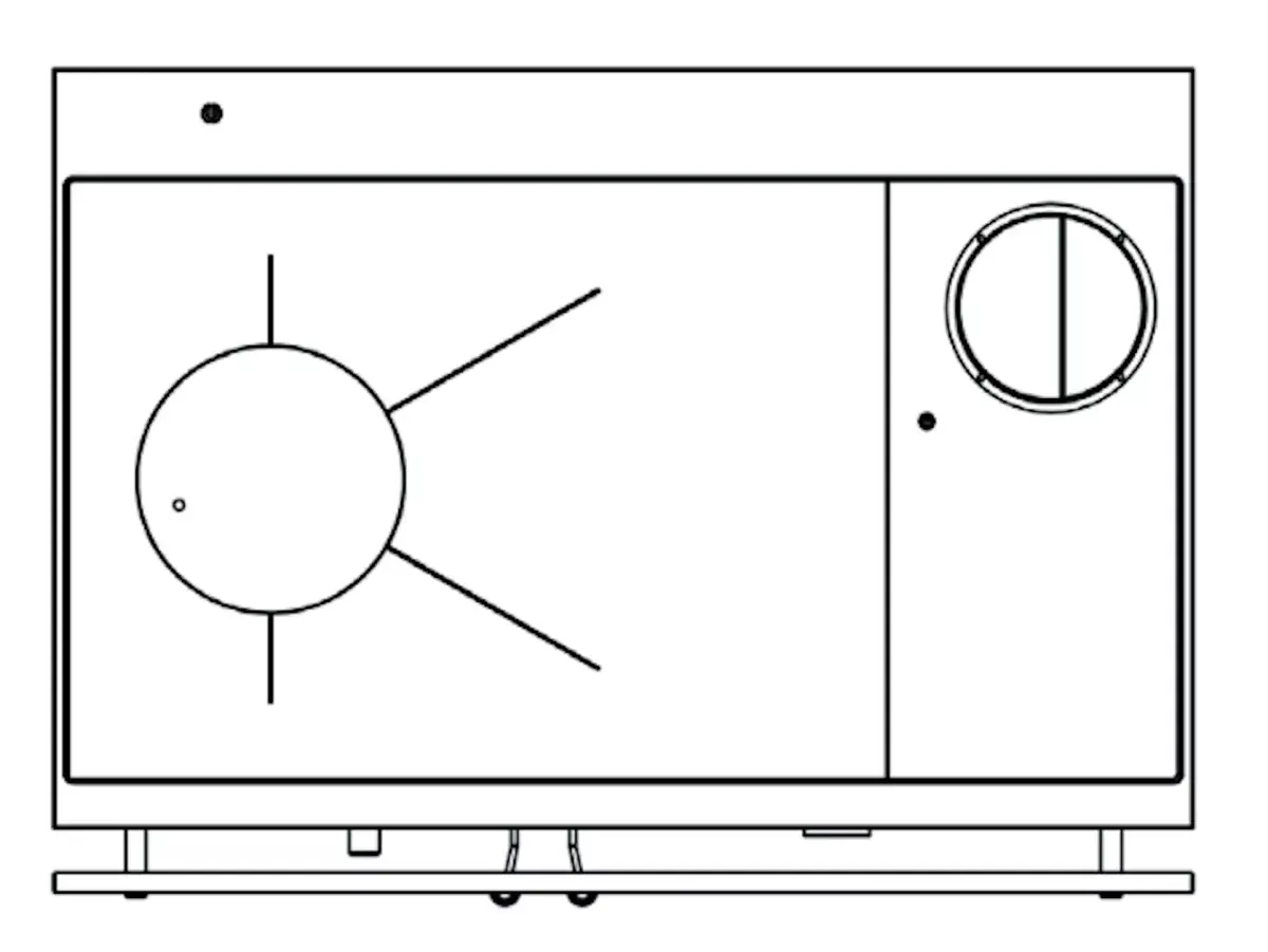 Firefix Küchenherd MAAS Natursteinverkleidung weiß mit einer Edelstahlfront 83 kW