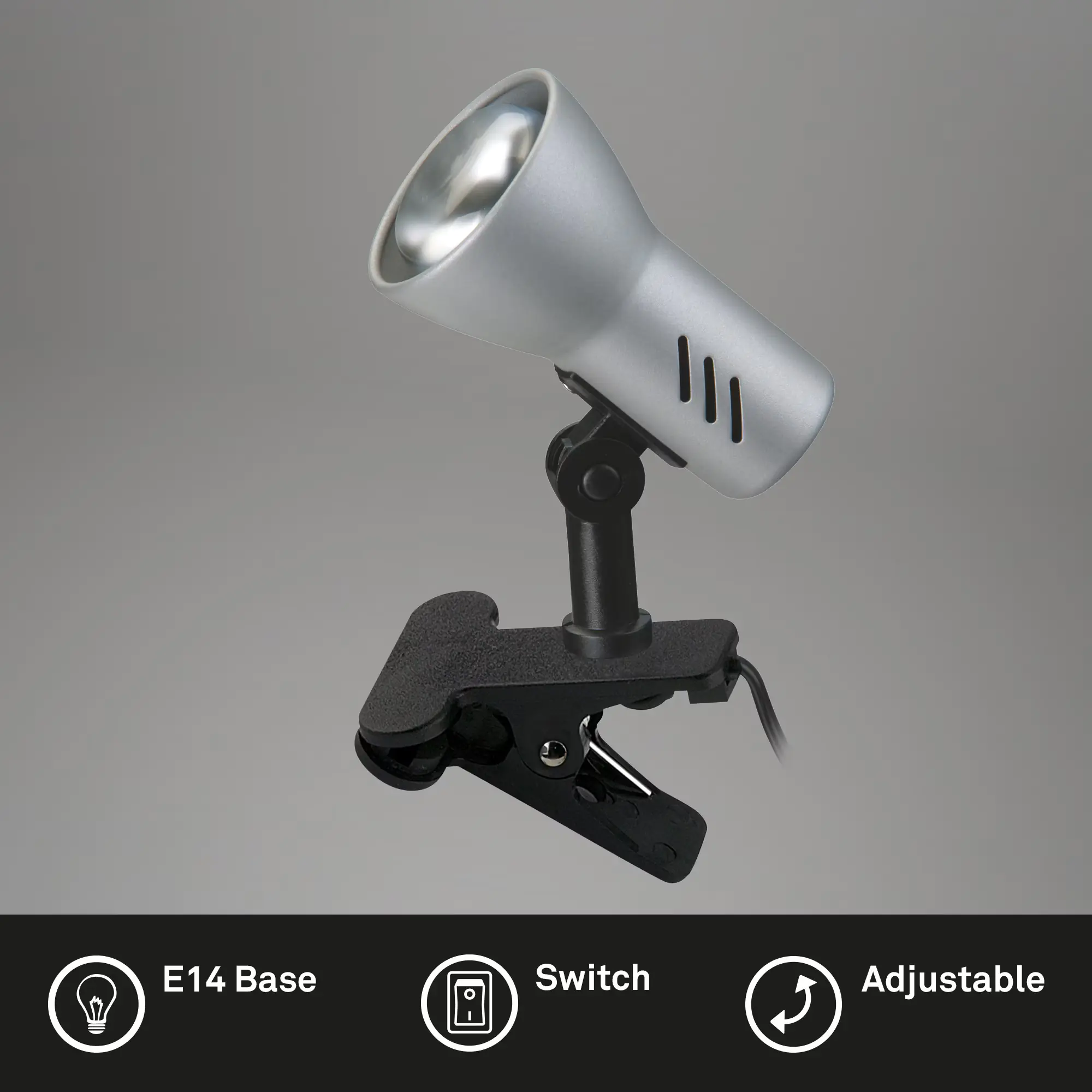 Briloner Klemmleuchte Lock 11,5 x 6,5 cm E14 Briloner Klemmleuchte Lock 11,5 x 6,5 cm E14